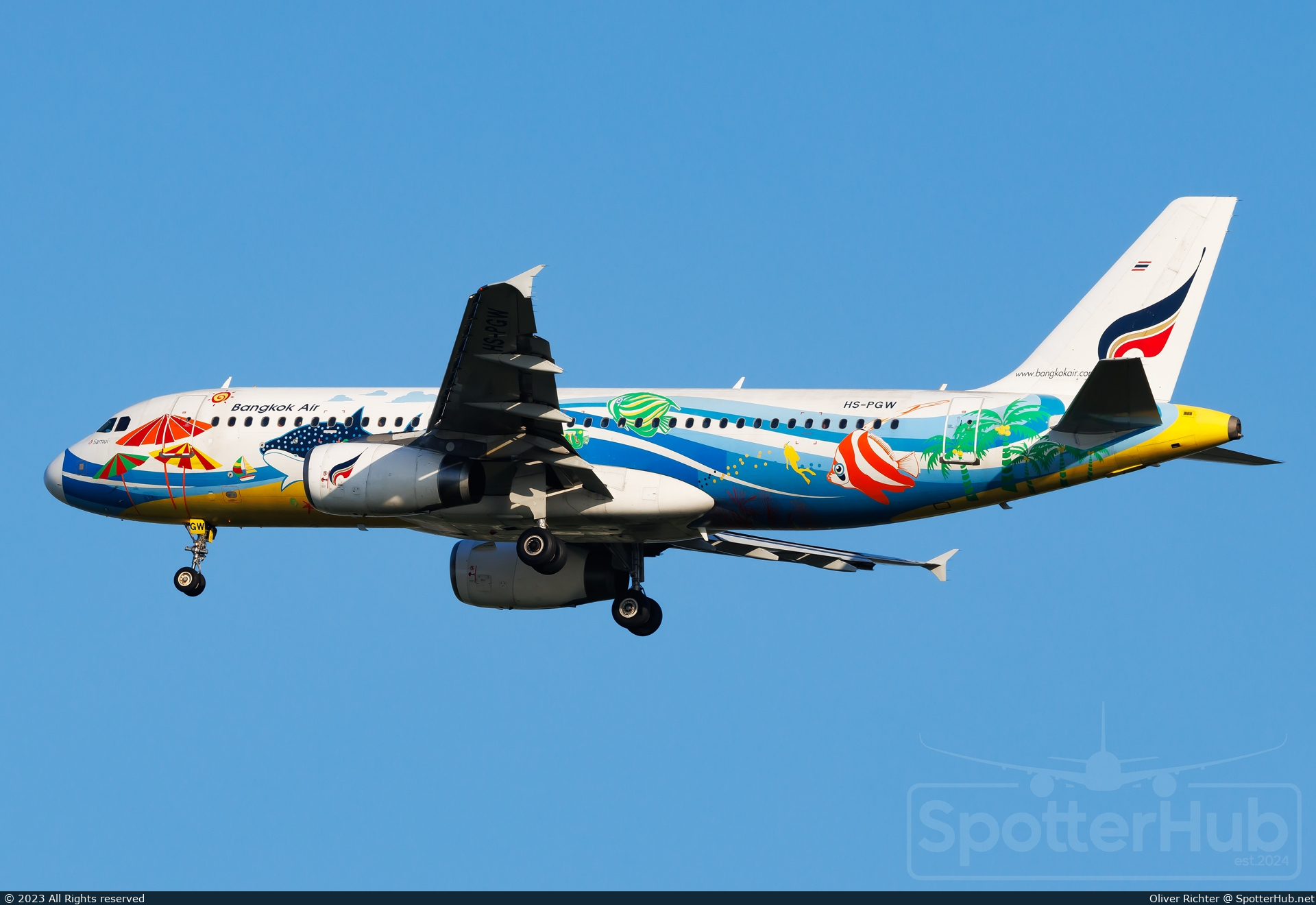 Photo of HS-PGW - Airbus A320-232 operated by Bangkok Airways