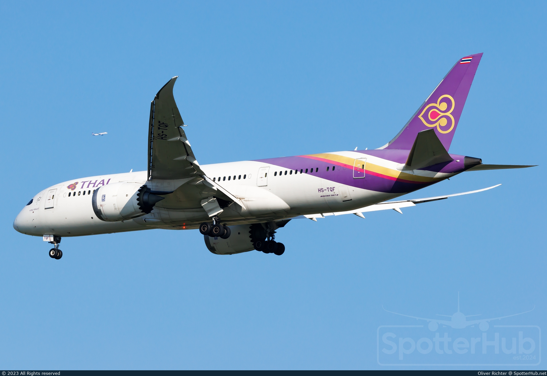 Photo of HS-TQF - Boeing 787-8 Dreamliner operated by Thai Airways International