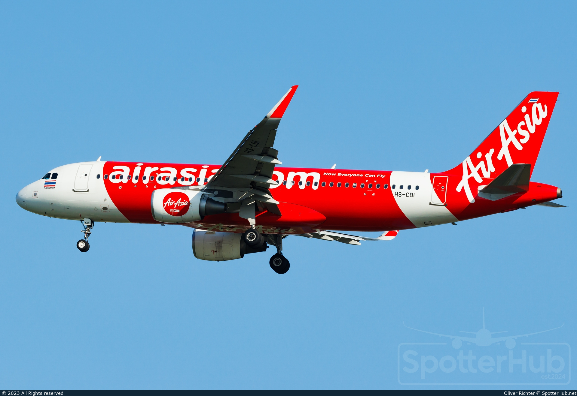 Photo of HS-CBI - Airbus A320-216 operated by Thai AirAsia