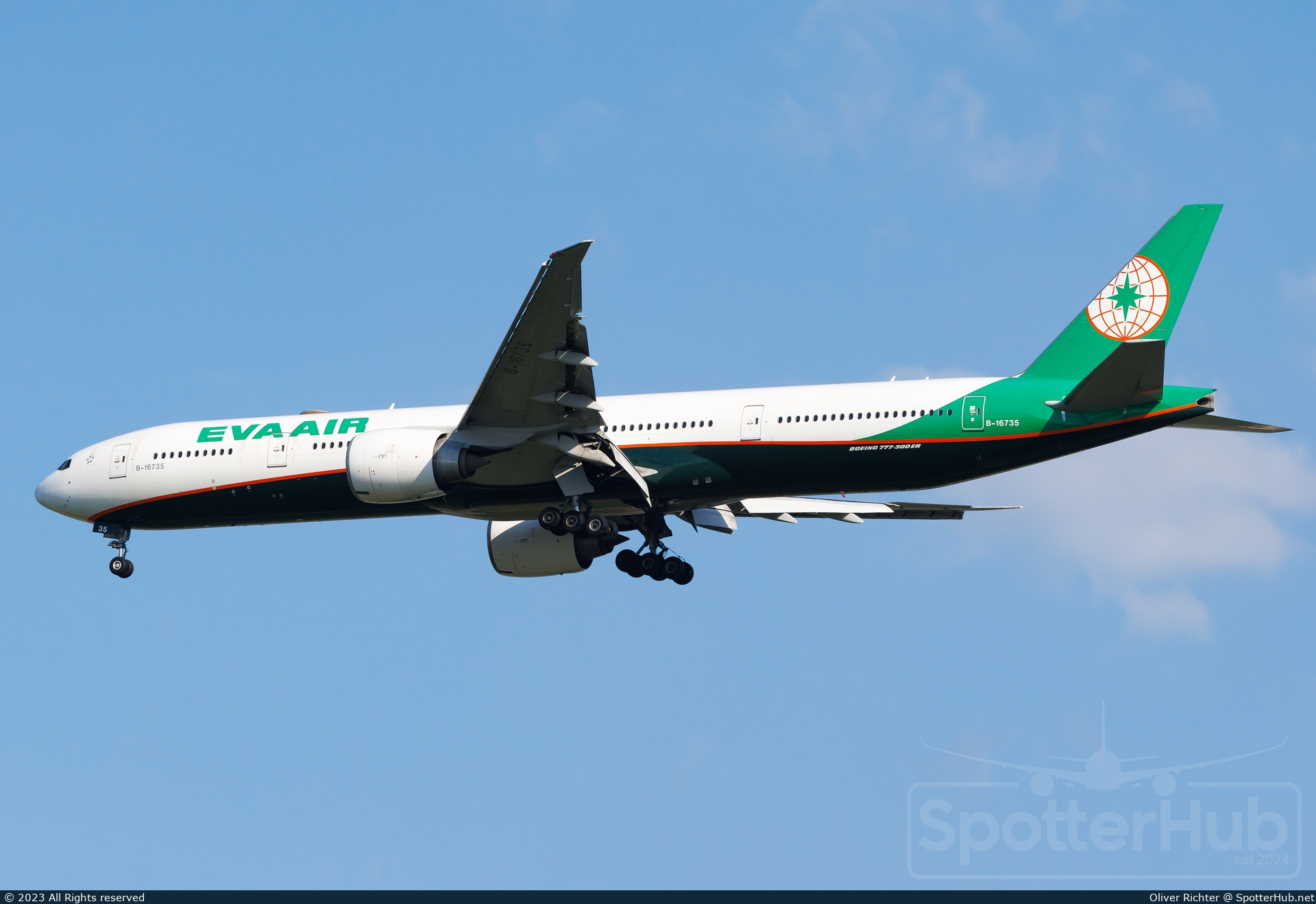 Photo of B-16735 - Boeing 777-3AL(ER) operated by EVA Air