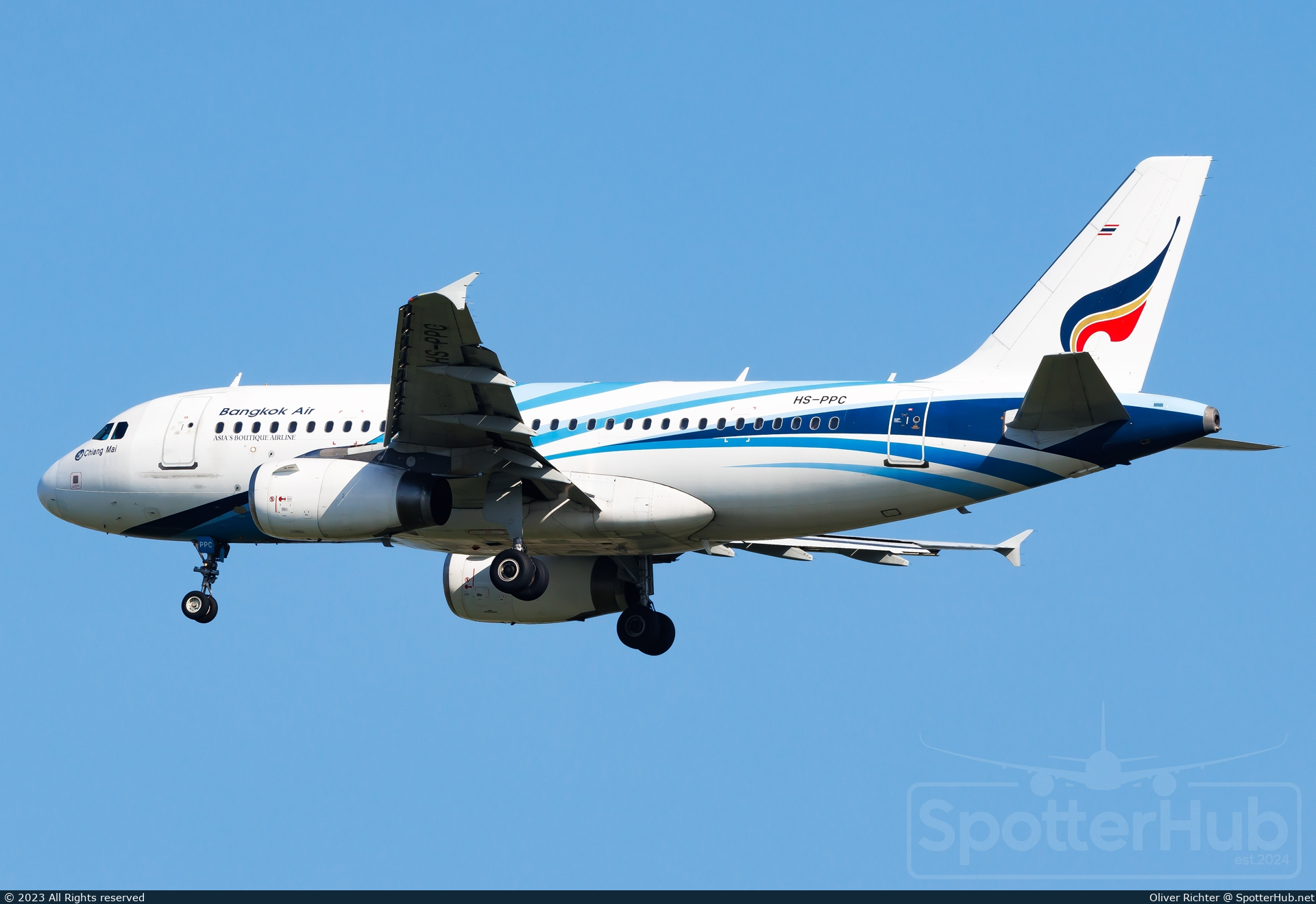 Photo of HS-PPC - Airbus A319-132 operated by Bangkok Airways