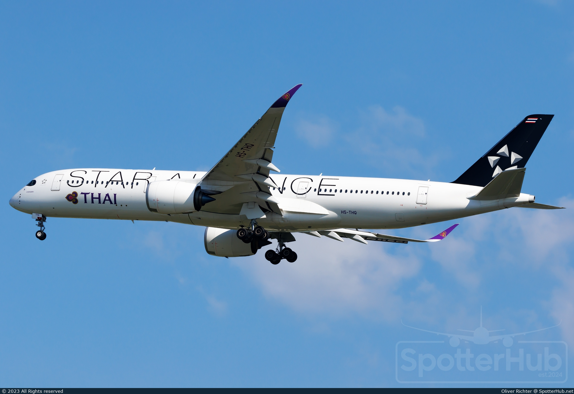 Photo of HS-THQ - Airbus A350-941 operated by Thai Airways International