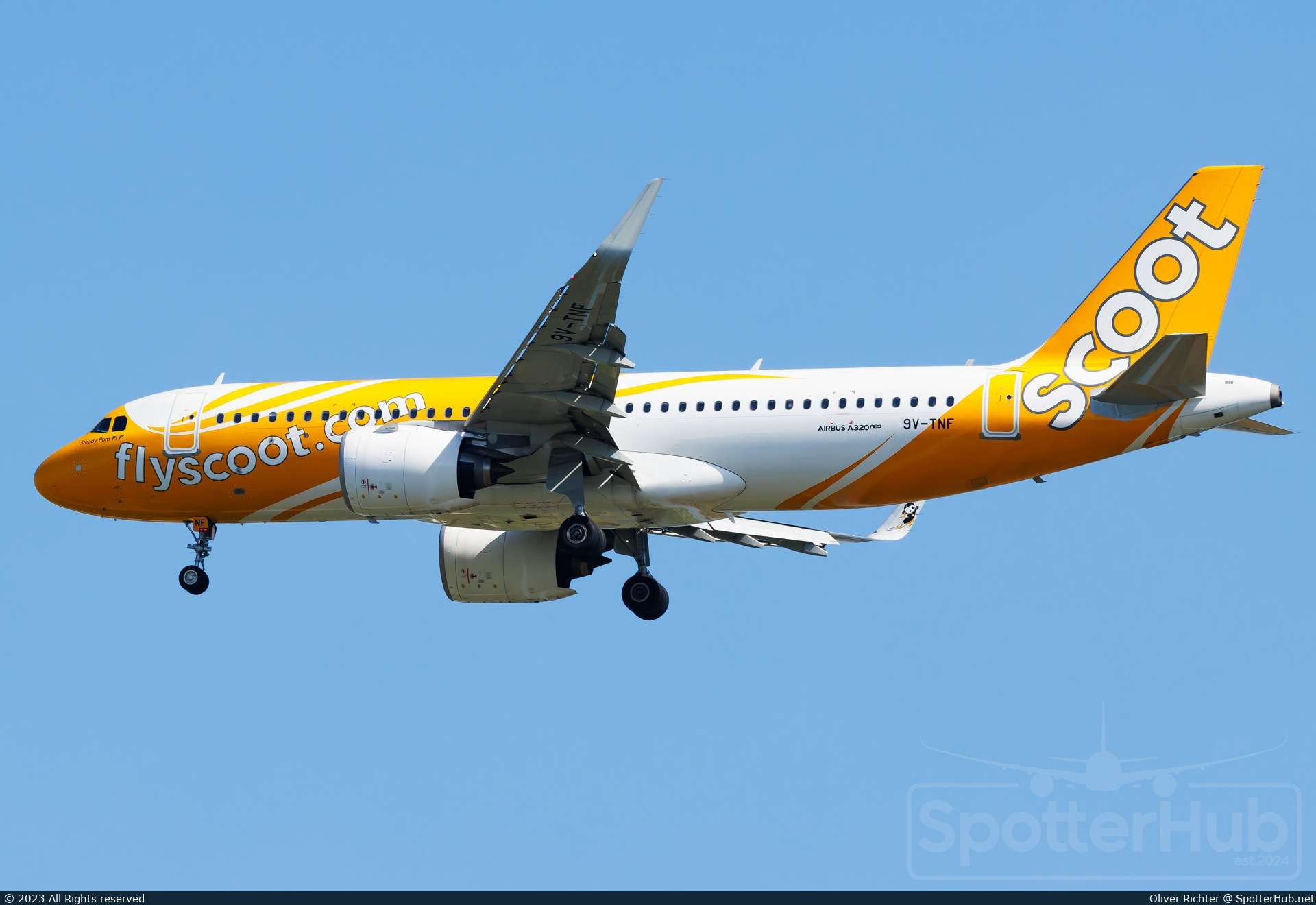 Photo of 9V-TNF - Airbus A320-271N operated by Scoot