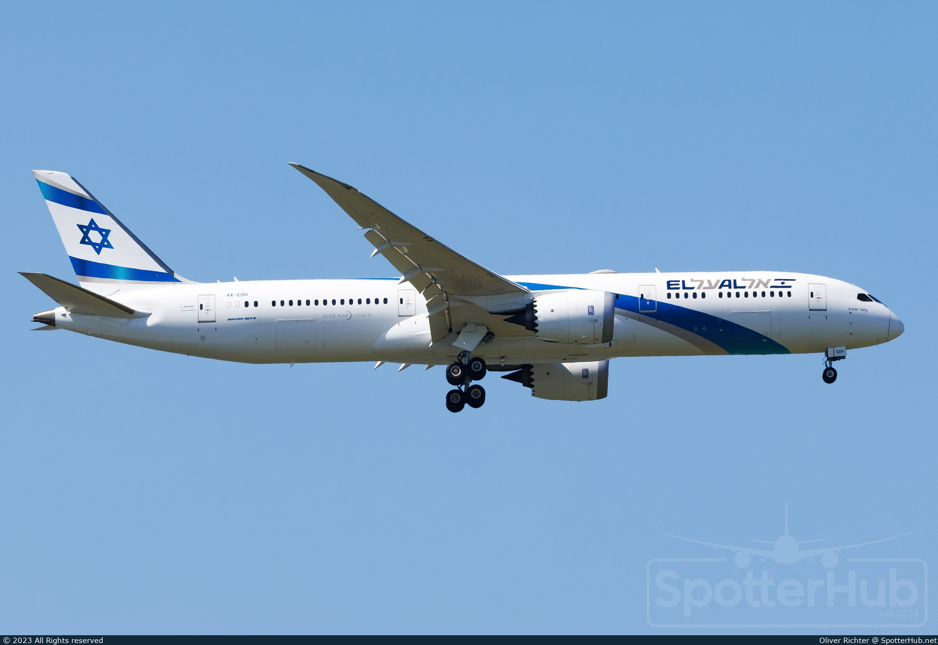 Photo of 4X-EDH - Boeing 787-9 Dreamliner operated by El Al Israel Airlines
