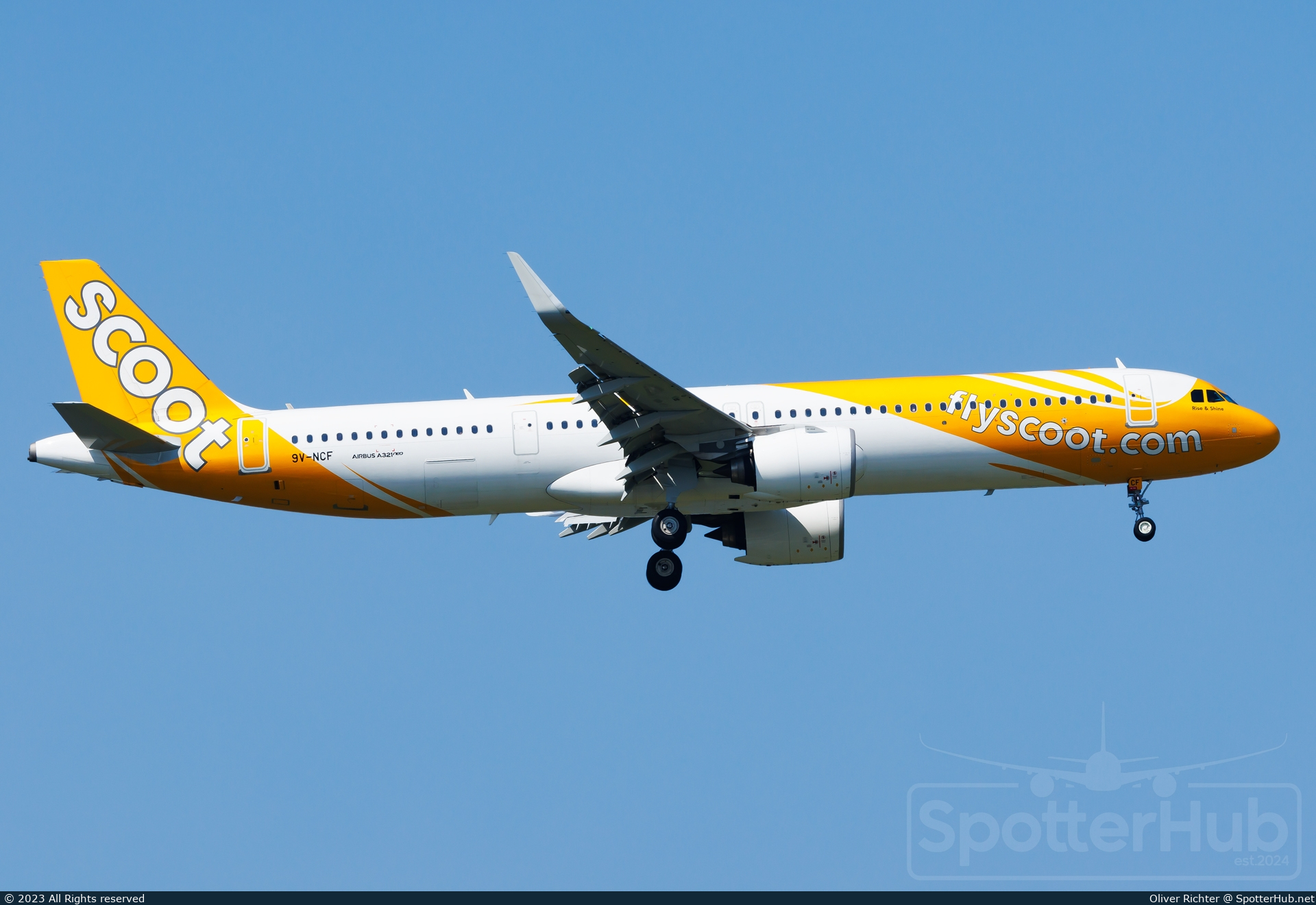 Photo of 9V-NCF - Airbus A321-271NX operated by Scoot