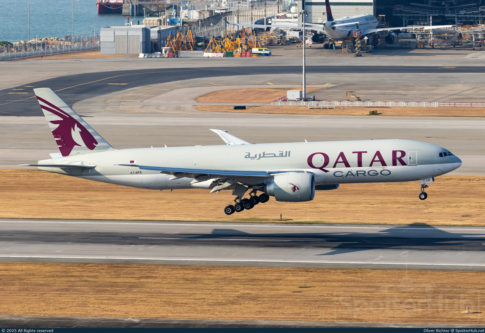 Photo of A7-BFR - Boeing 777-F operated by Qatar Airways Cargo