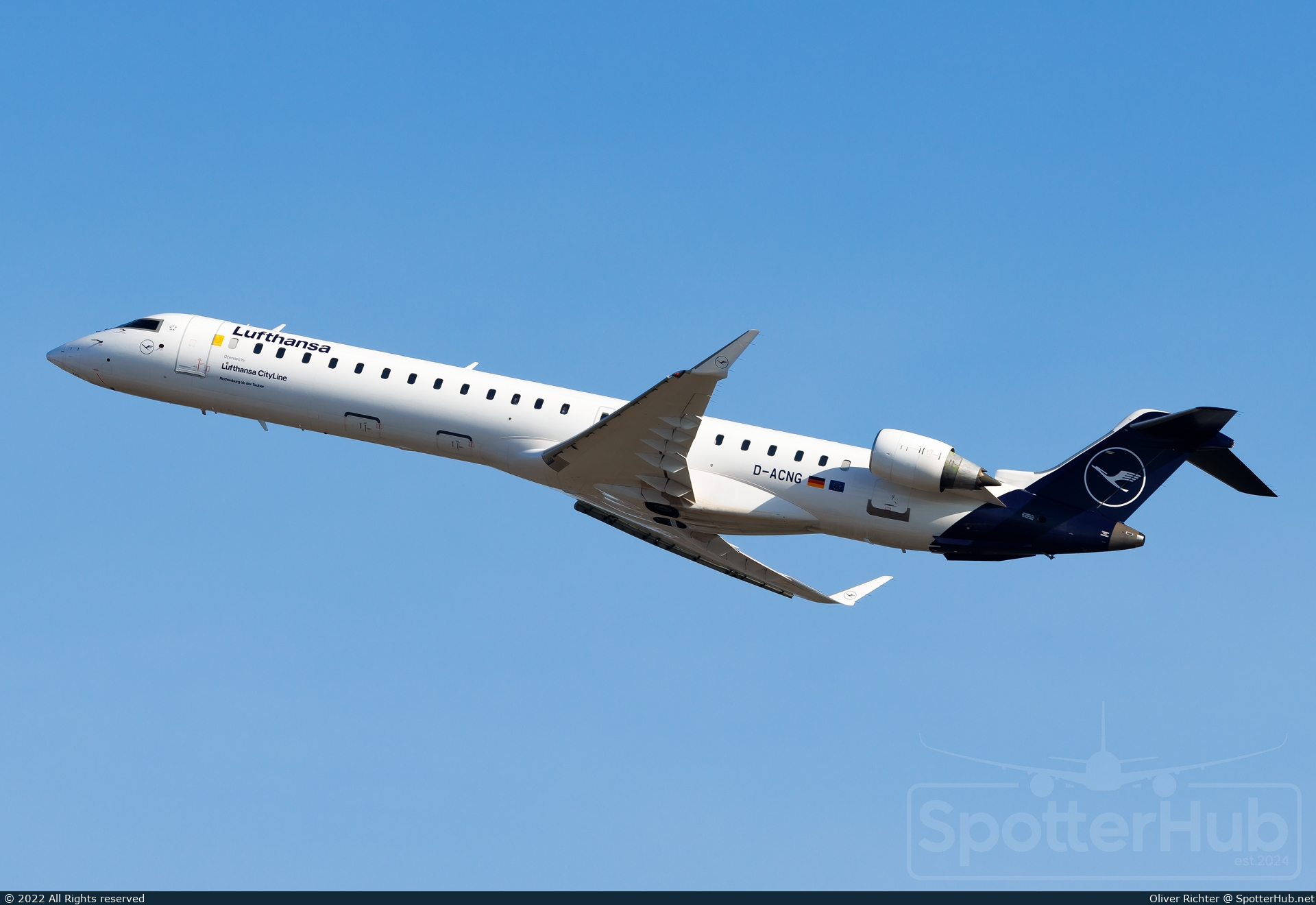 Photo of D-ACNG - Bombardier CRJ-900LR operated by Lufthansa CityLine