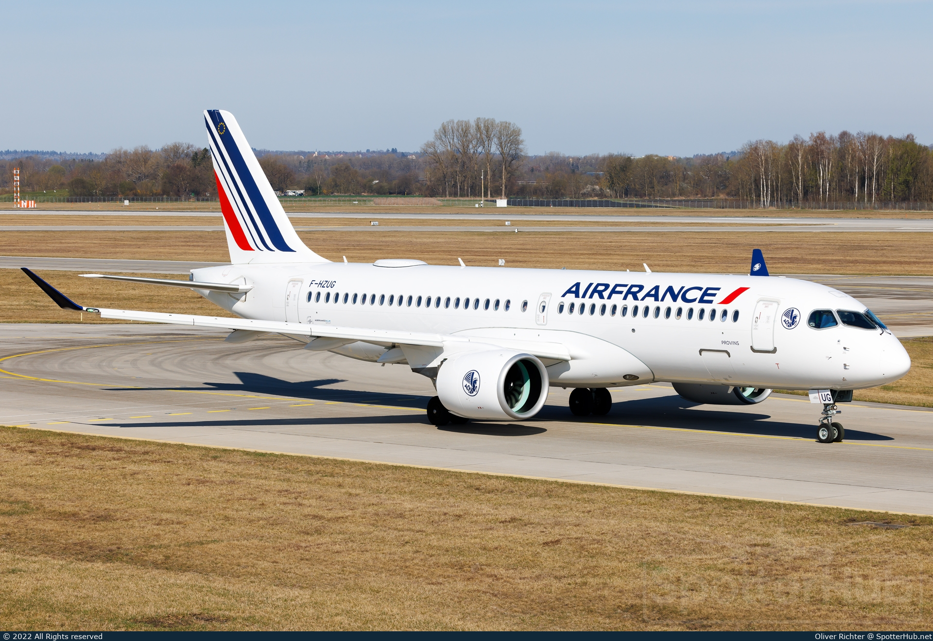 Photo of F-HZUG - Airbus A220-300 operated by Air France