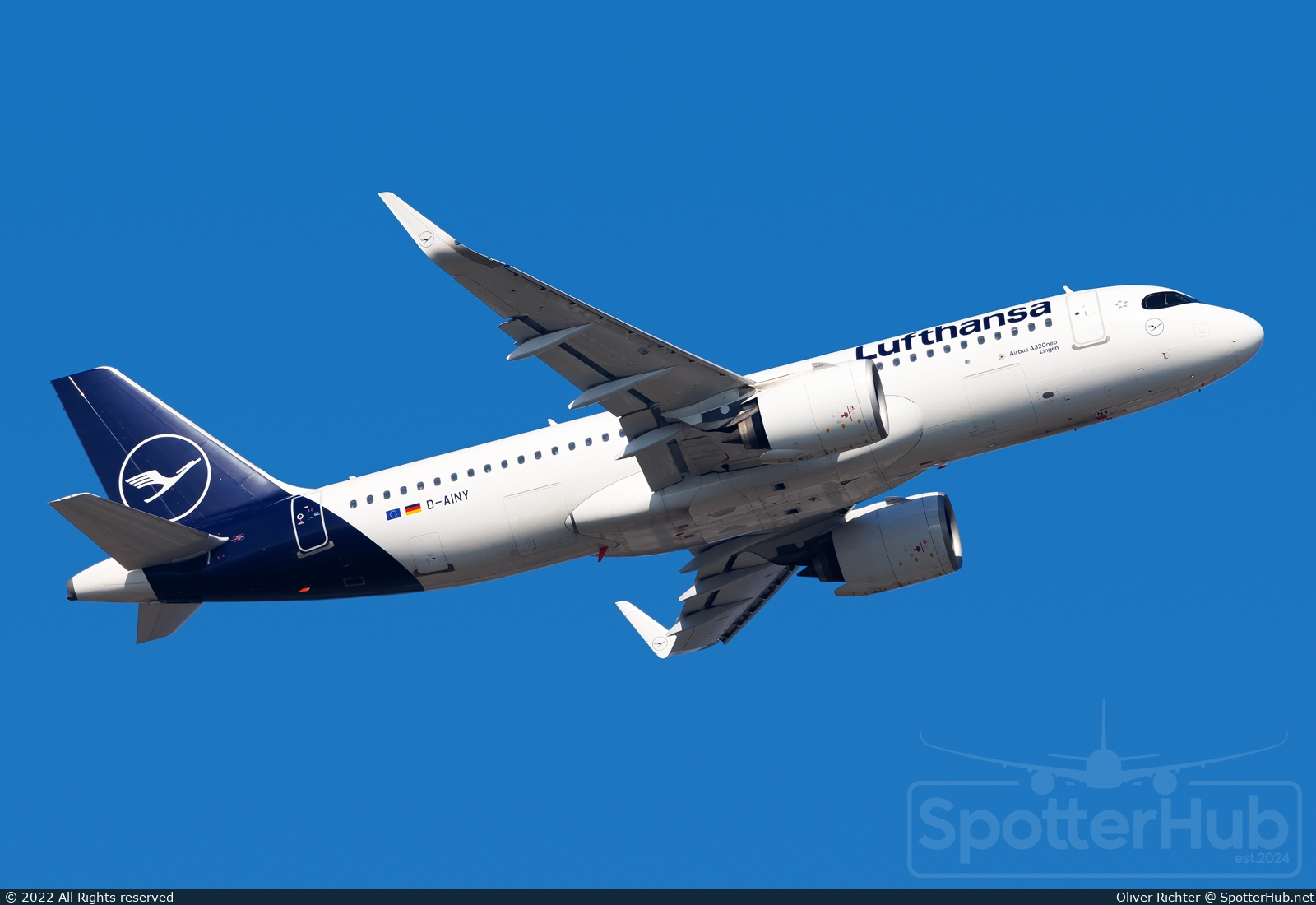 Photo of D-AINY - Airbus A320-271N operated by Lufthansa