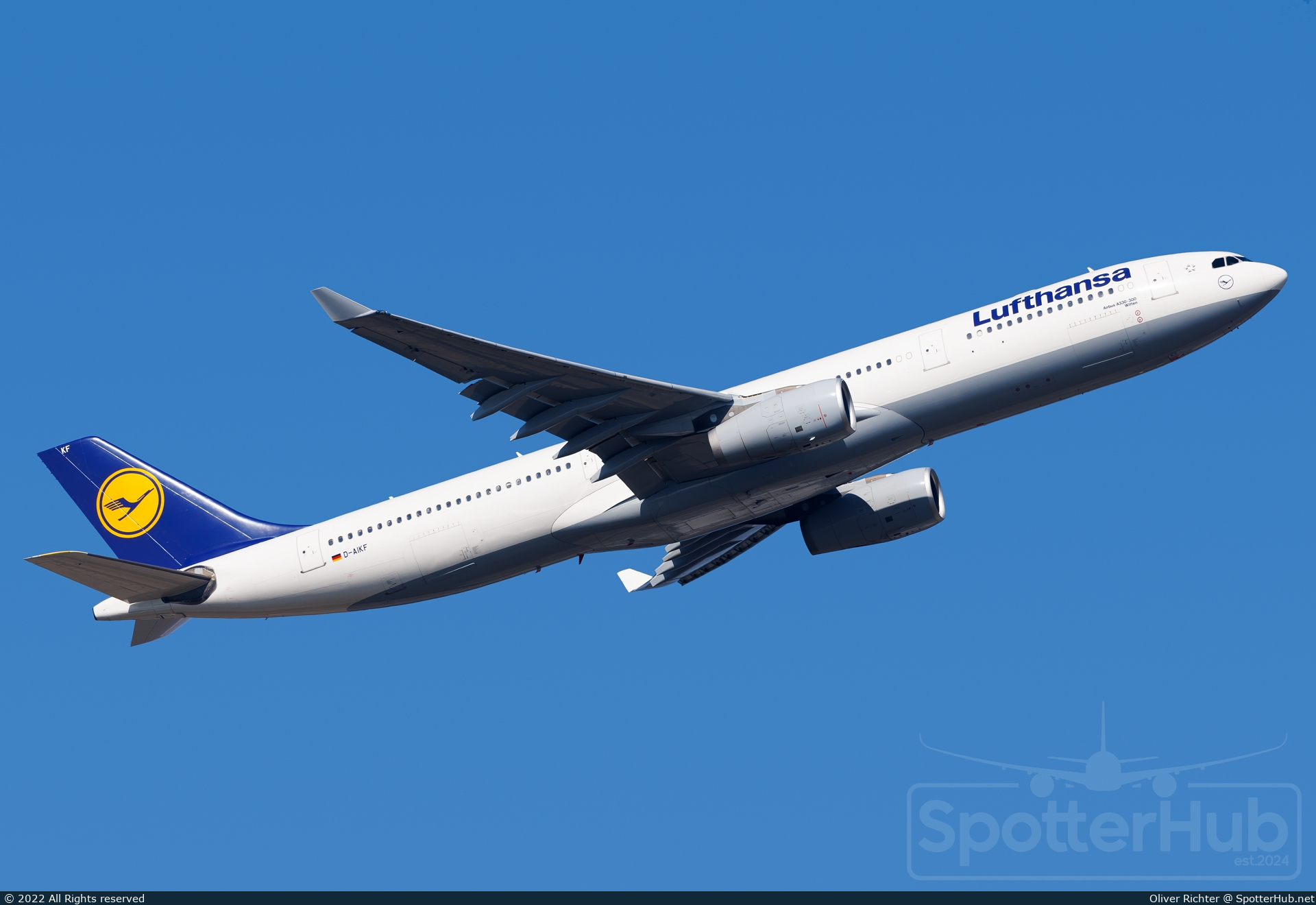 Photo of D-AIKF - Airbus A330-343 operated by Lufthansa