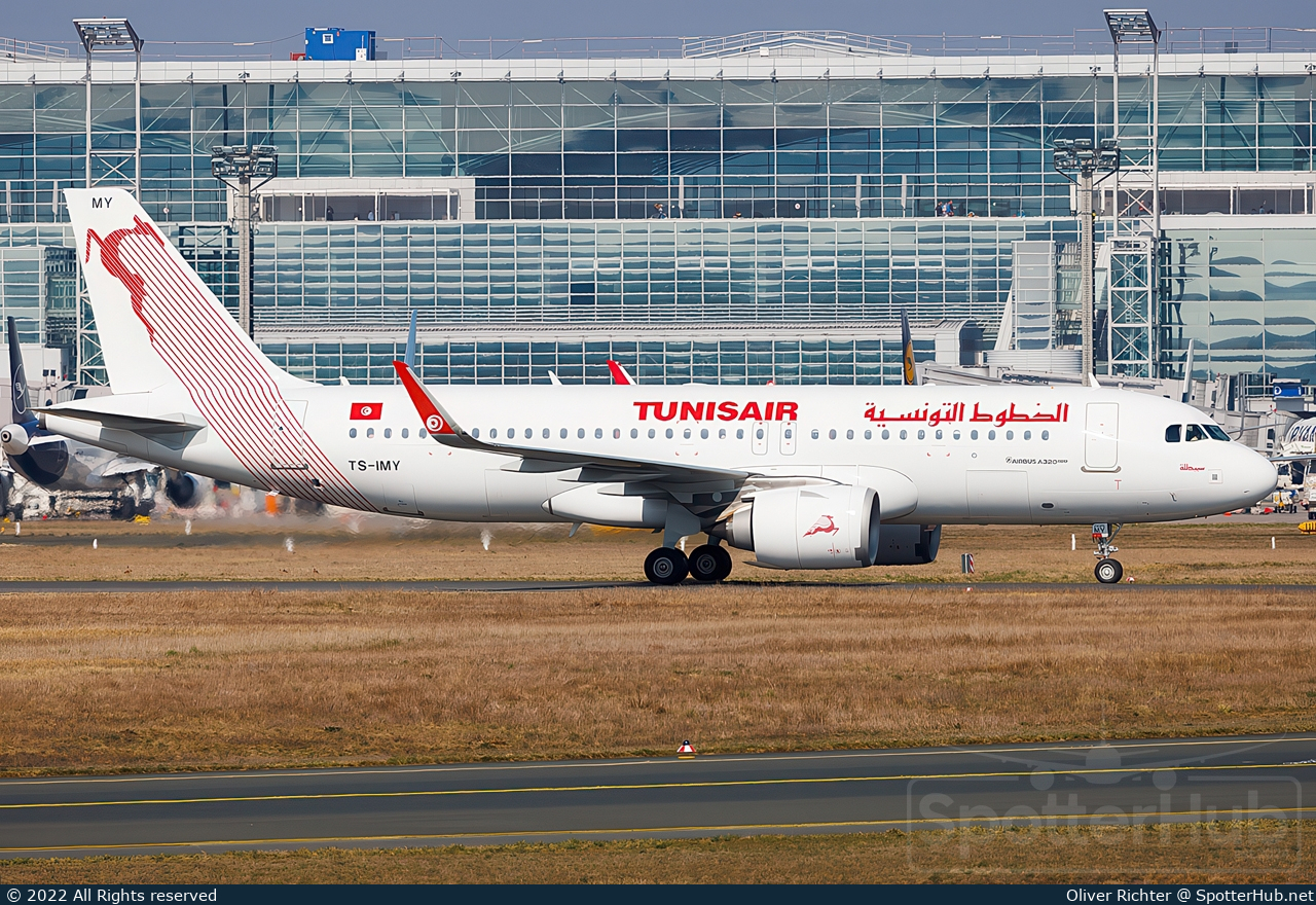Photo of TS-IMY - Airbus A320-251N operated by Tunisair