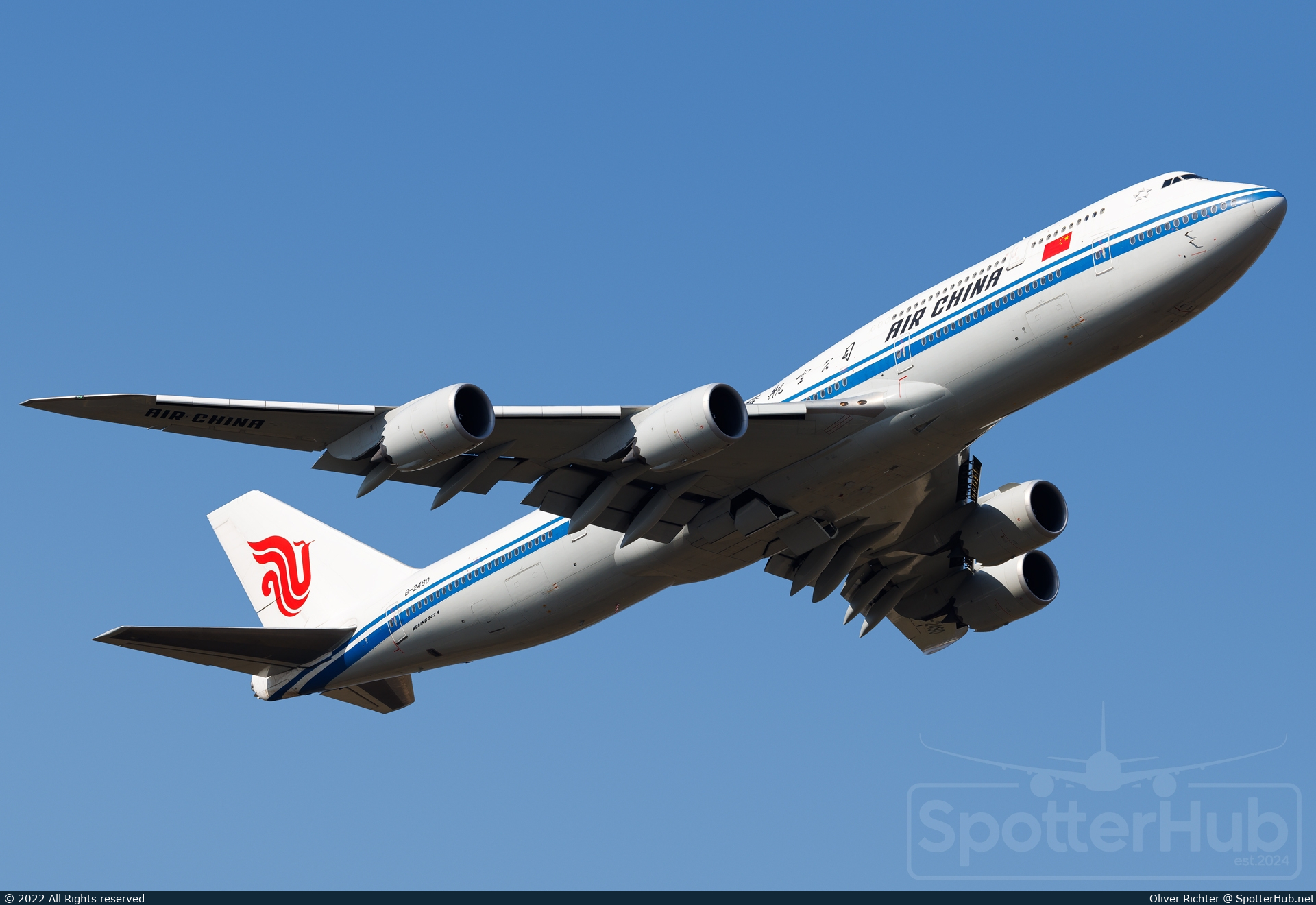 Photo of B-2480 - Boeing 747-89L operated by Air China