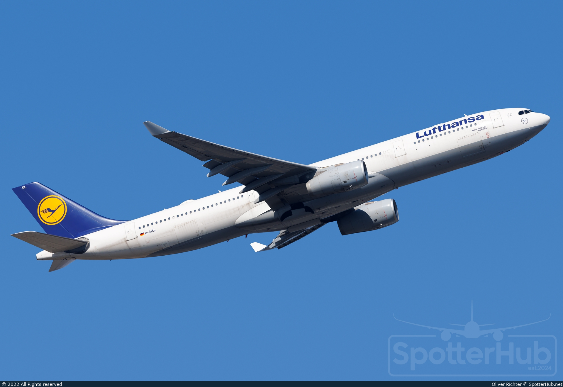 Photo of D-AIKL - Airbus A330-343 operated by Lufthansa