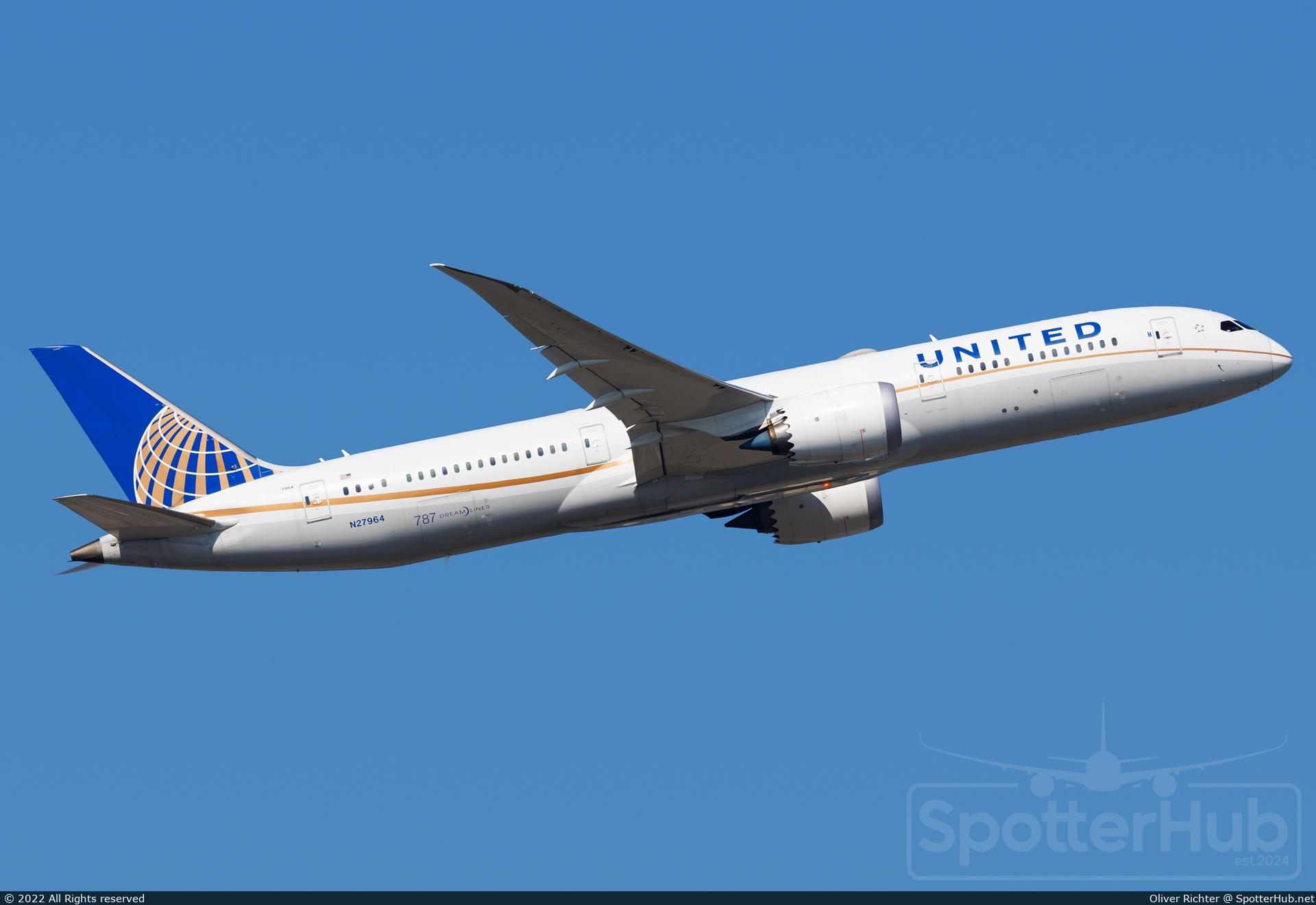 Photo of N27964 - Boeing 787-9 Dreamliner operated by United Airlines