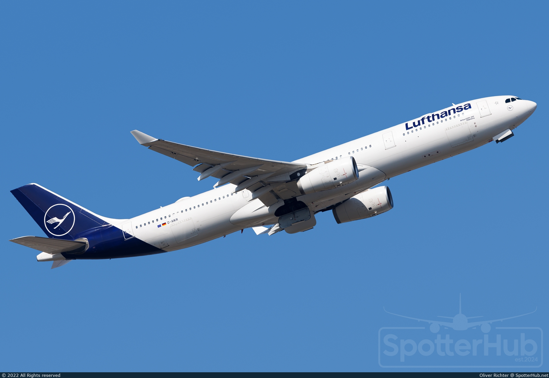 Photo of D-AIKR - Airbus A330-343 operated by Lufthansa