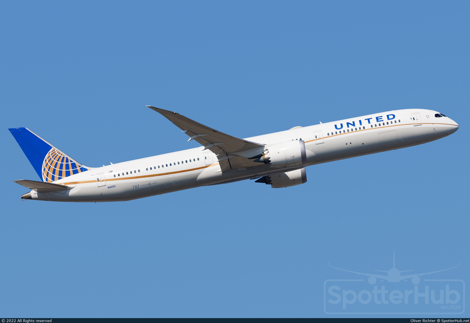 Photo of N14001 - Boeing 787-10 Dreamliner operated by United Airlines