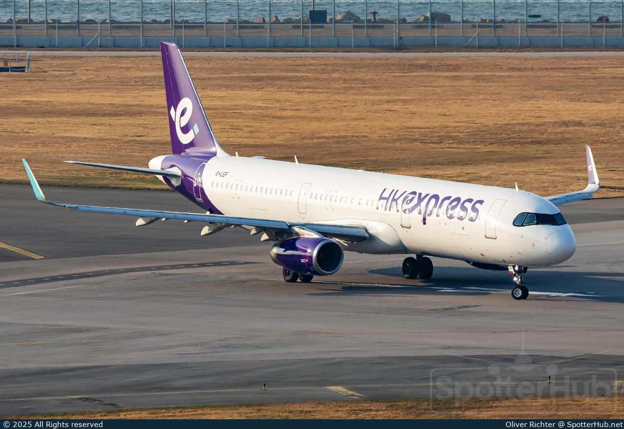 Photo of B-LEF - Airbus A321-231 operated by Hong Kong Express