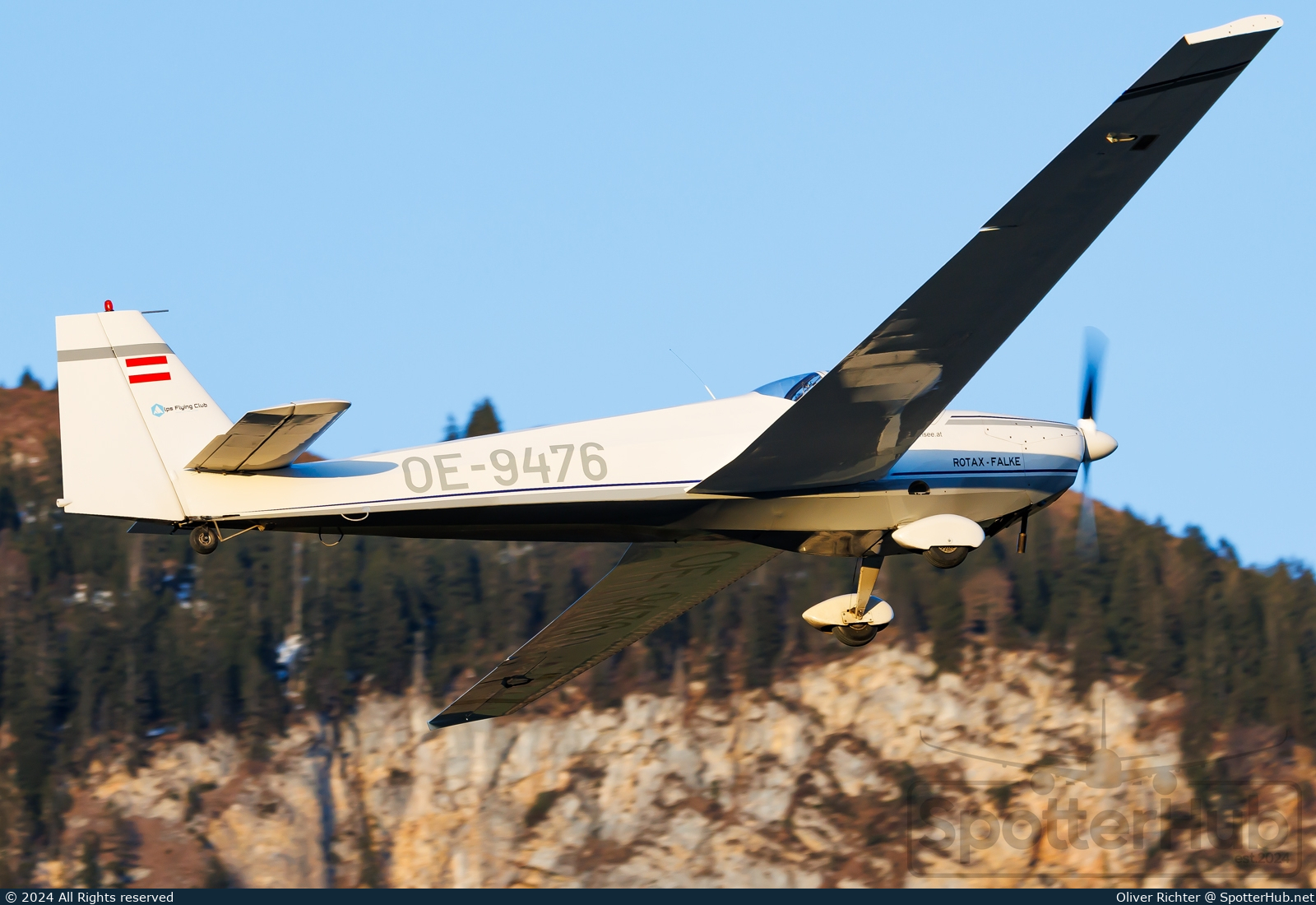 Photo of OE-9476 - Scheibe SF 25C Rotax-Falke operated by Alps Flying Club