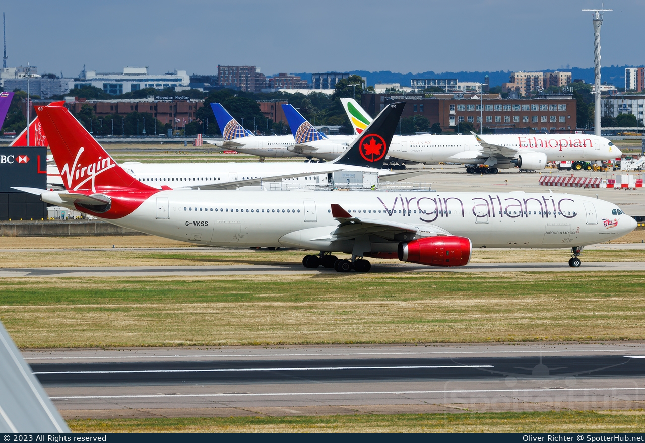 Photo of G-VKSS - Airbus A330-343 operated by Virgin Atlantic Airways