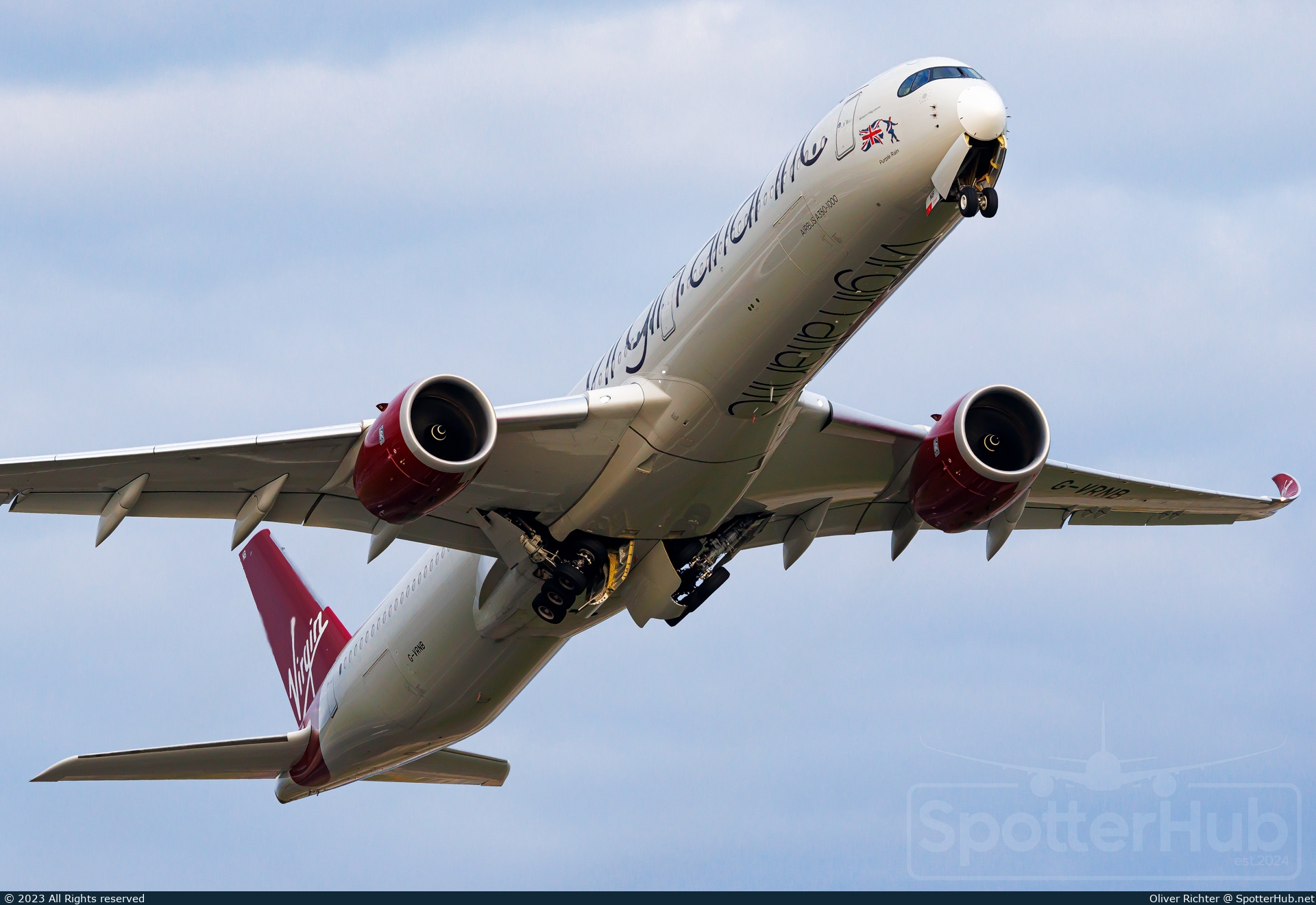 Photo of G-VRNB - Airbus A350-1041 operated by Virgin Atlantic Airways