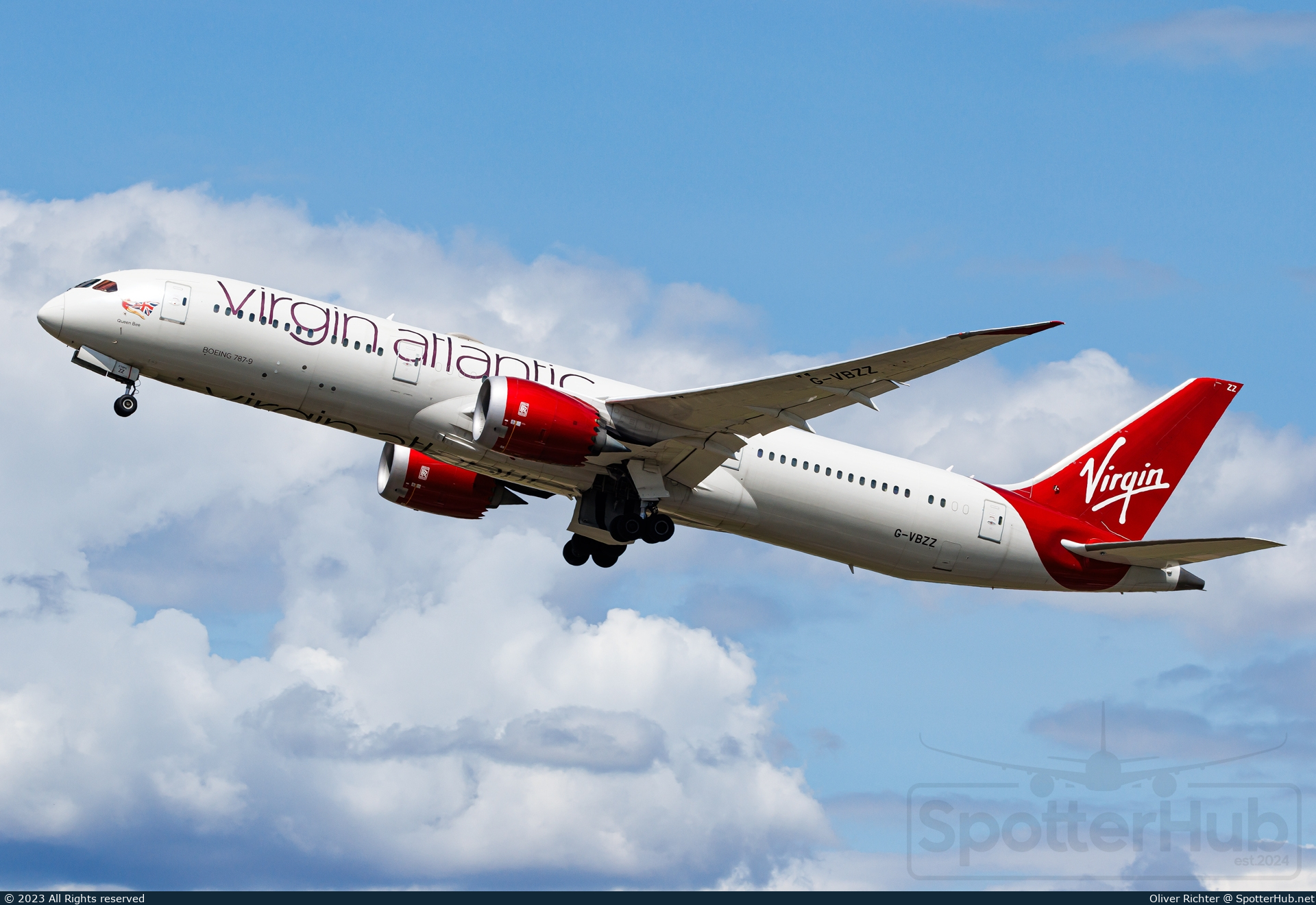 Photo of G-VBZZ - Boeing 787-9 Dreamliner operated by Virgin Atlantic Airways