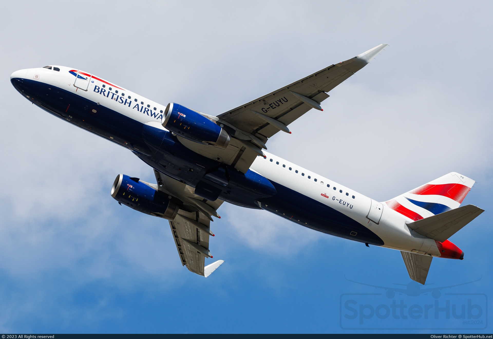 Photo of G-EUYU - Airbus A320-232 operated by British Airways
