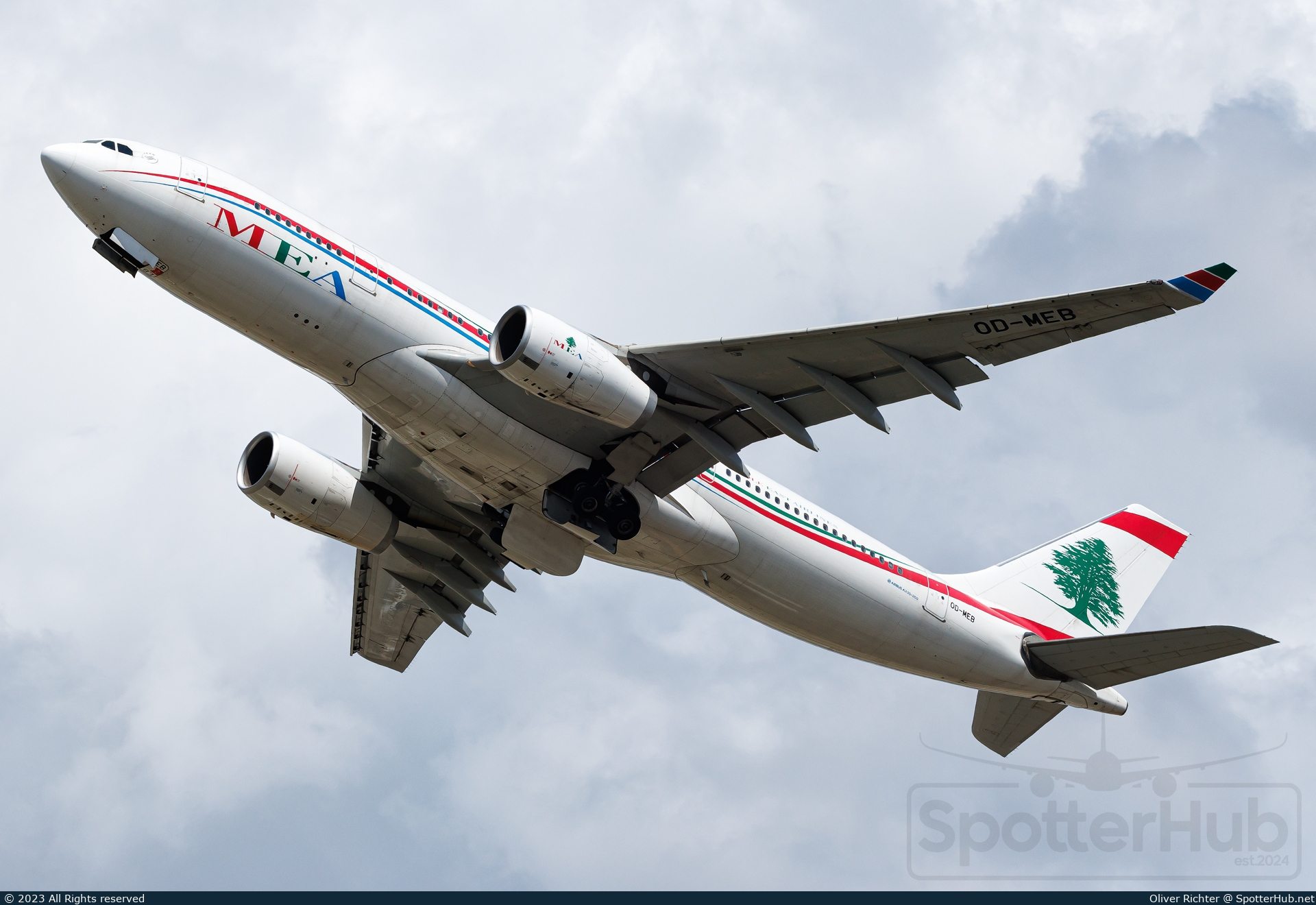 Photo of OD-MEB - Airbus A330-243 operated by MEA Middle East Airlines