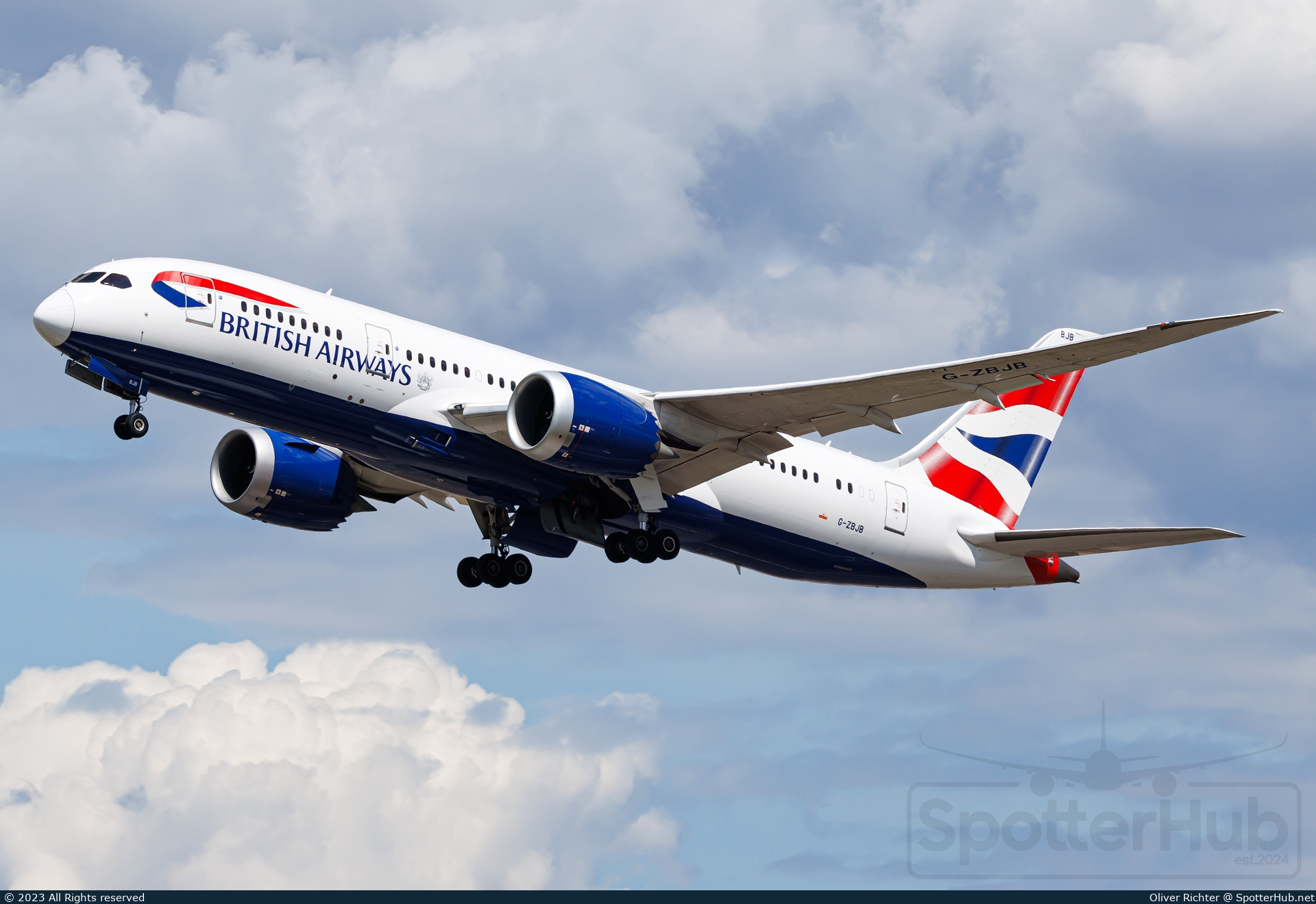Photo of G-ZBJB - Boeing 787-8 Dreamliner operated by British Airways