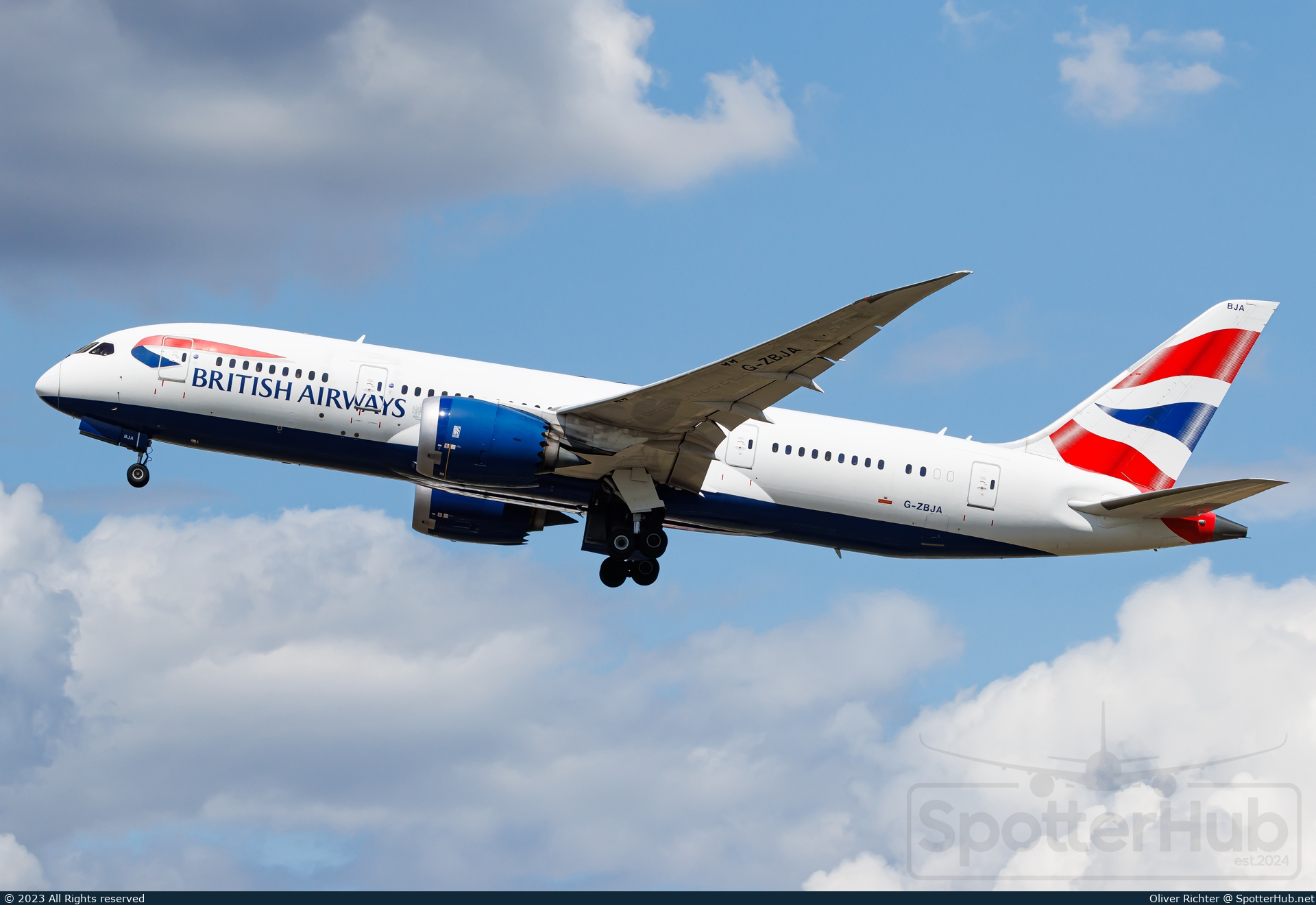 Photo of G-ZBJA - Boeing 787-8 Dreamliner operated by British Airways