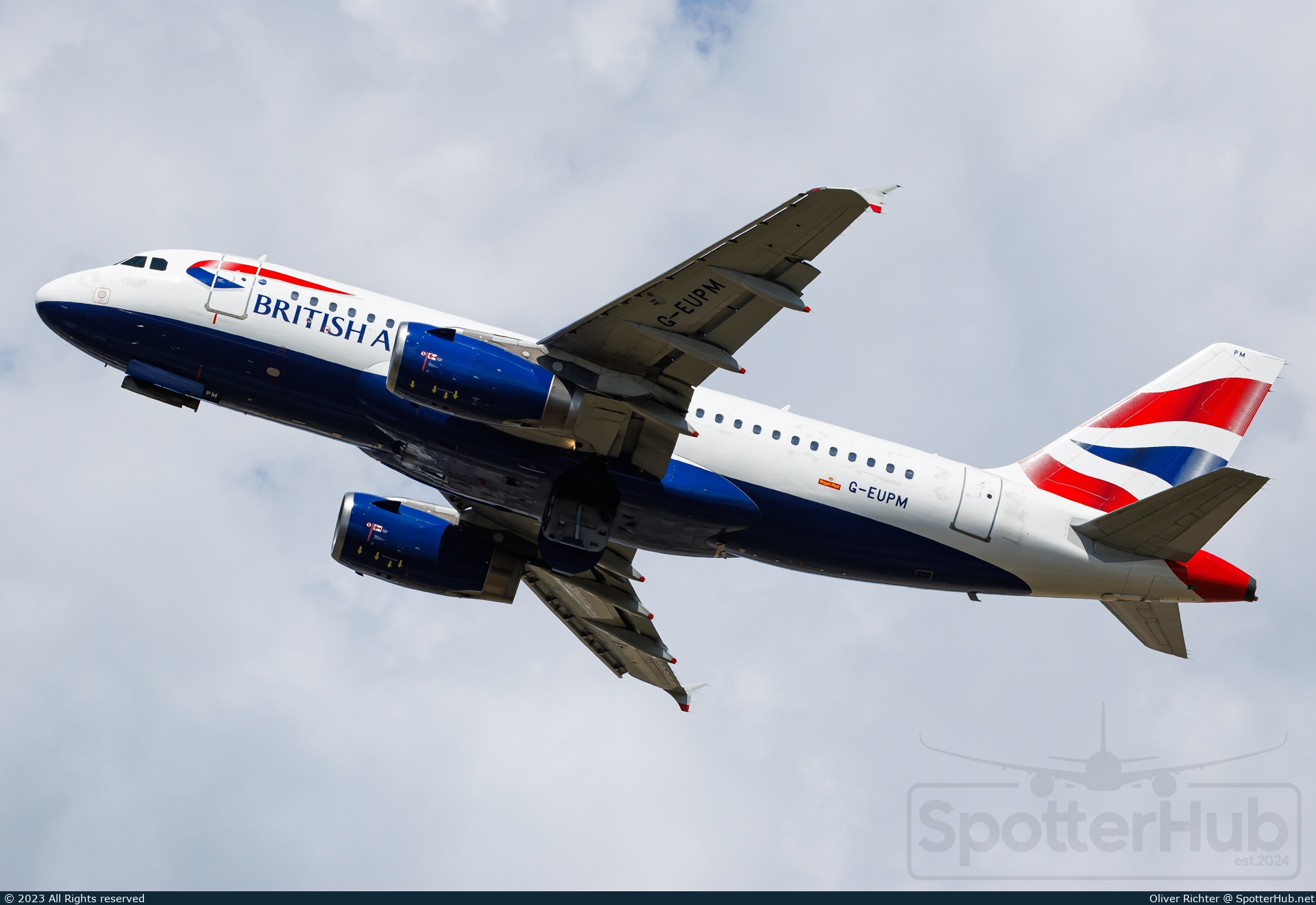 Photo of G-EUPM - Airbus A319-131 operated by British Airways