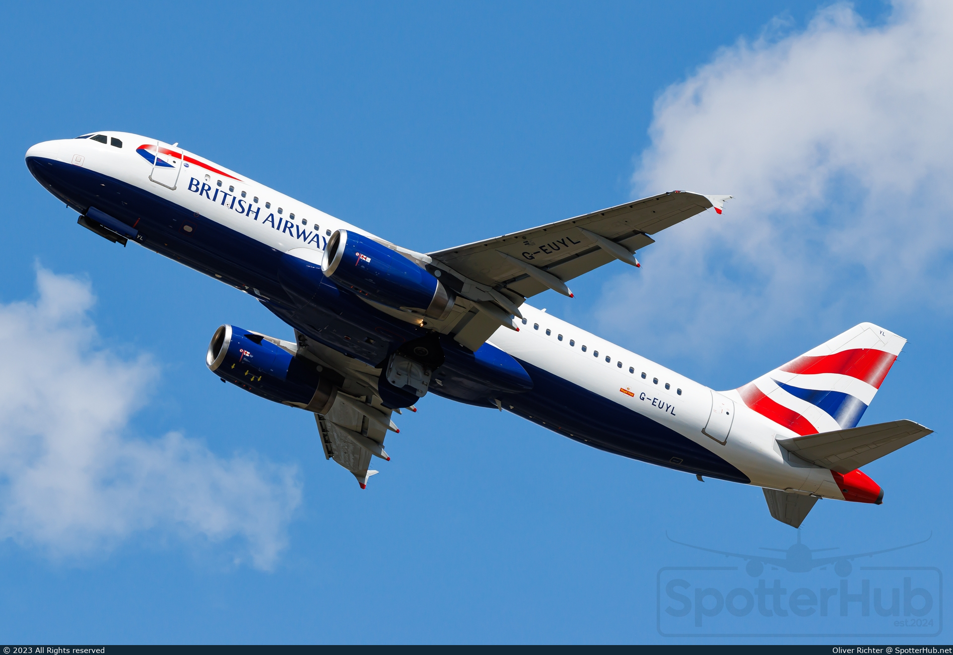 Photo of G-EUYL - Airbus A320-232 operated by British Airways