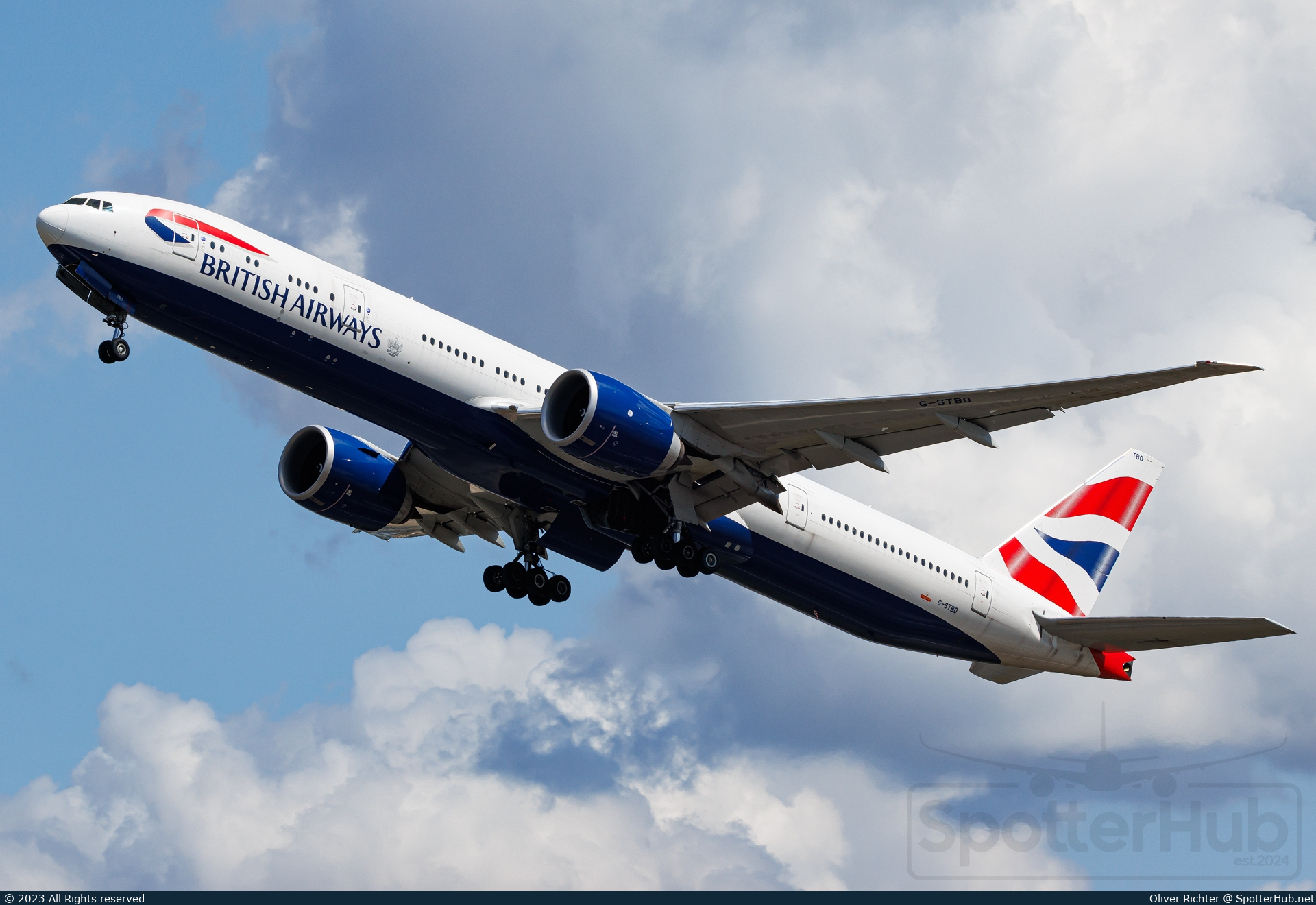 Photo of G-STBO - Boeing 777-336(ER) operated by British Airways