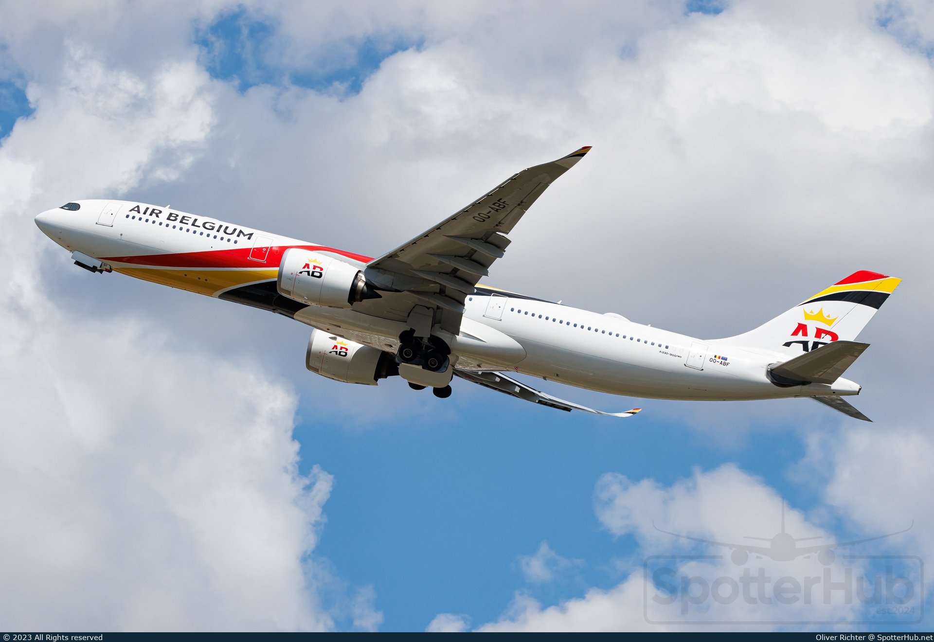 Photo of OO-ABF - Airbus A330-941 operated by Air Belgium
