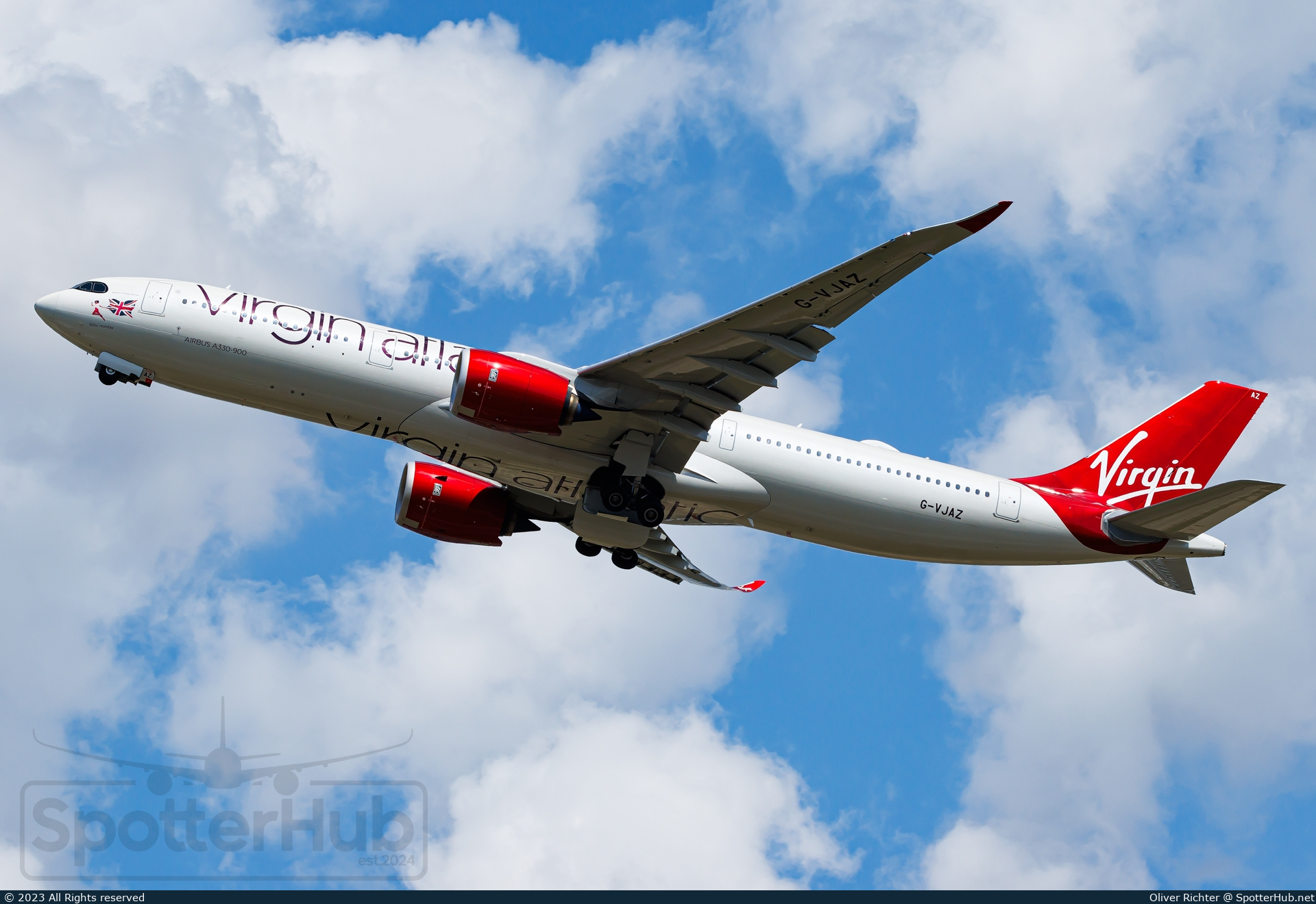 Photo of G-VJAZ - Airbus A330-941 operated by Virgin Atlantic Airways