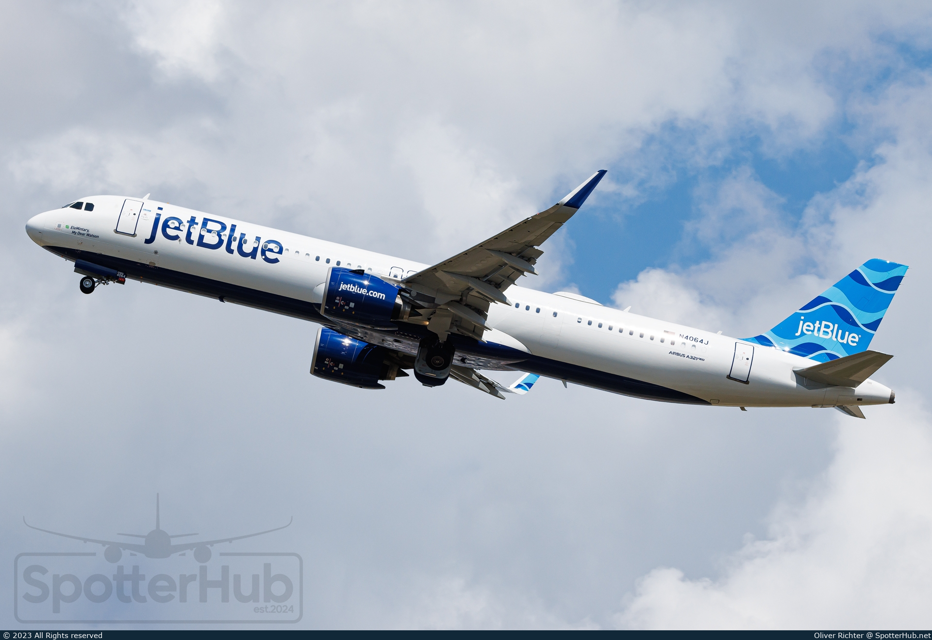 Photo of N4064J - Airbus A321-271NX operated by jetBlue Airways