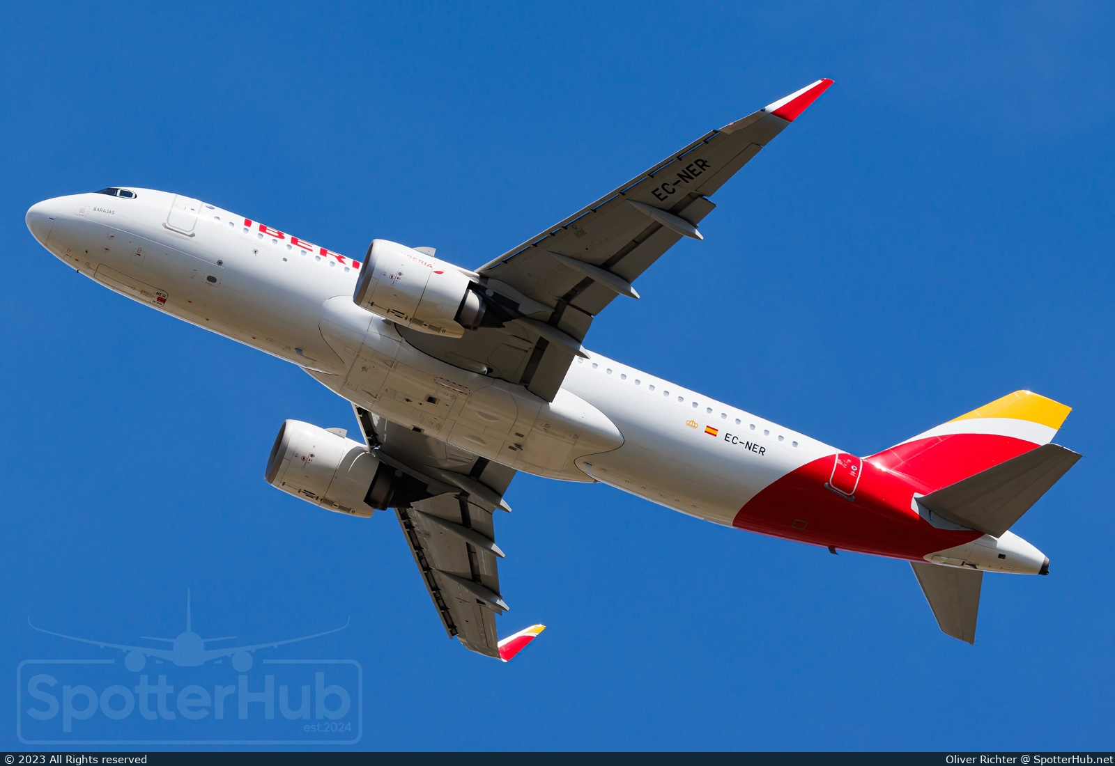 Photo of EC-NER - Airbus A320-251N operated by Iberia