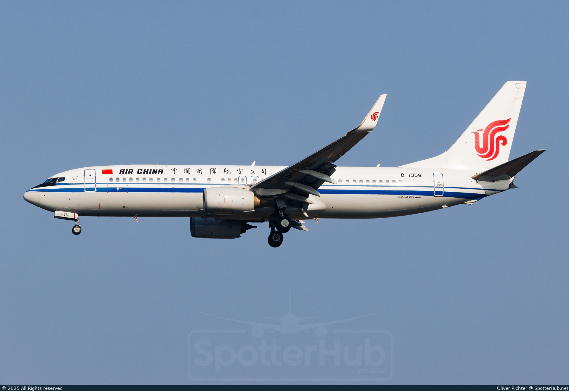 Photo of B-1956 - Boeing 737-89L operated by Air China