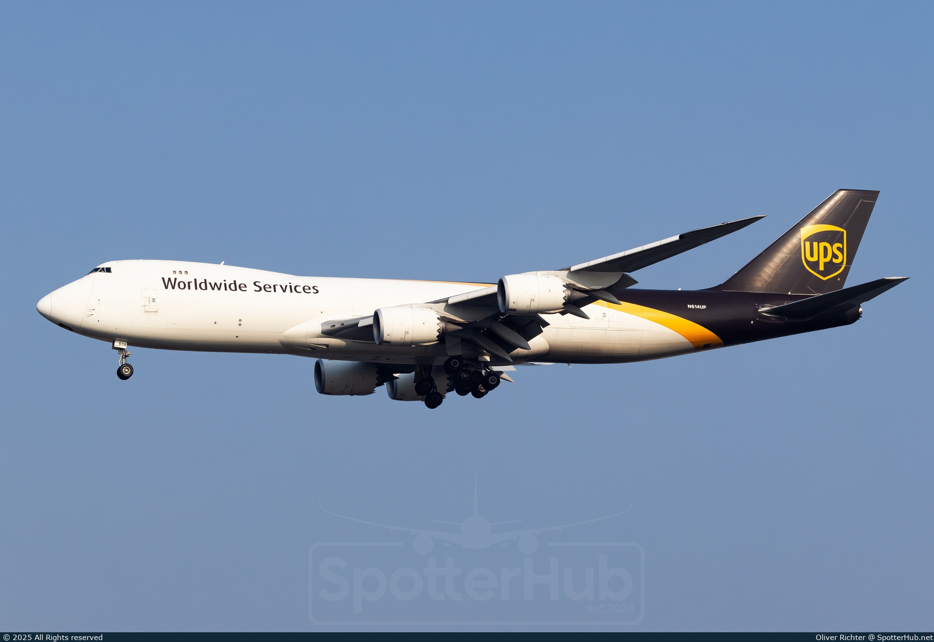 Photo of N614UP - Boeing 747-8F operated by UPS United Parcel Service