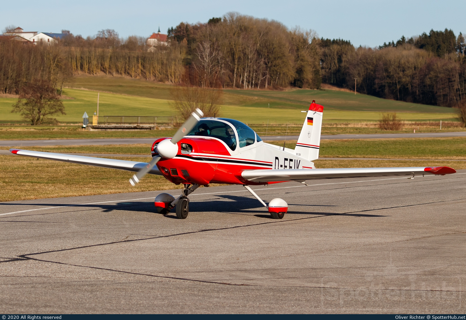Photo of D-EFJK - Bölkow Bo.209 Monsun 160RV operated by Private