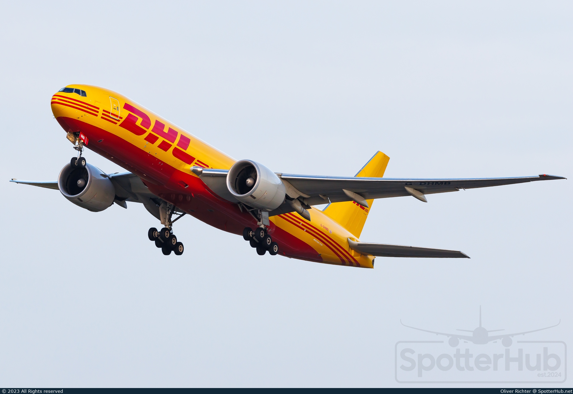 Photo of G-DHMB - Boeing 777-F operated by DHL Air