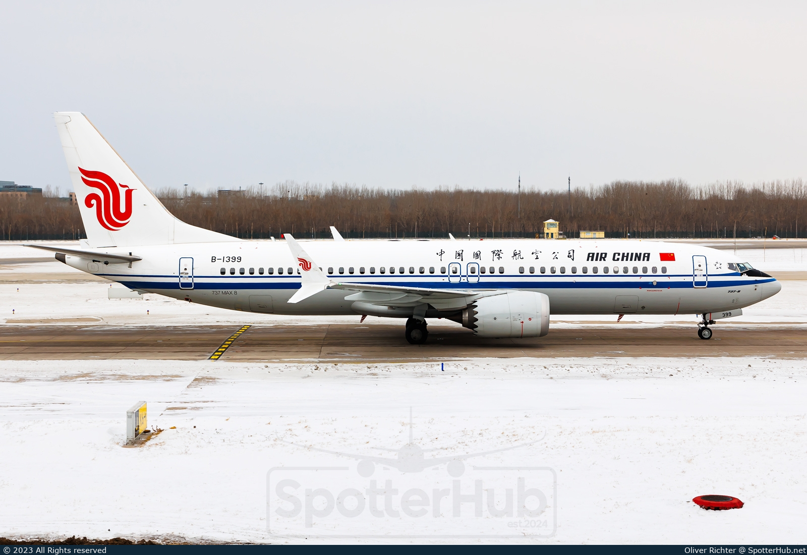 Photo of B-1399 - Boeing 737 MAX 8 operated by Air China