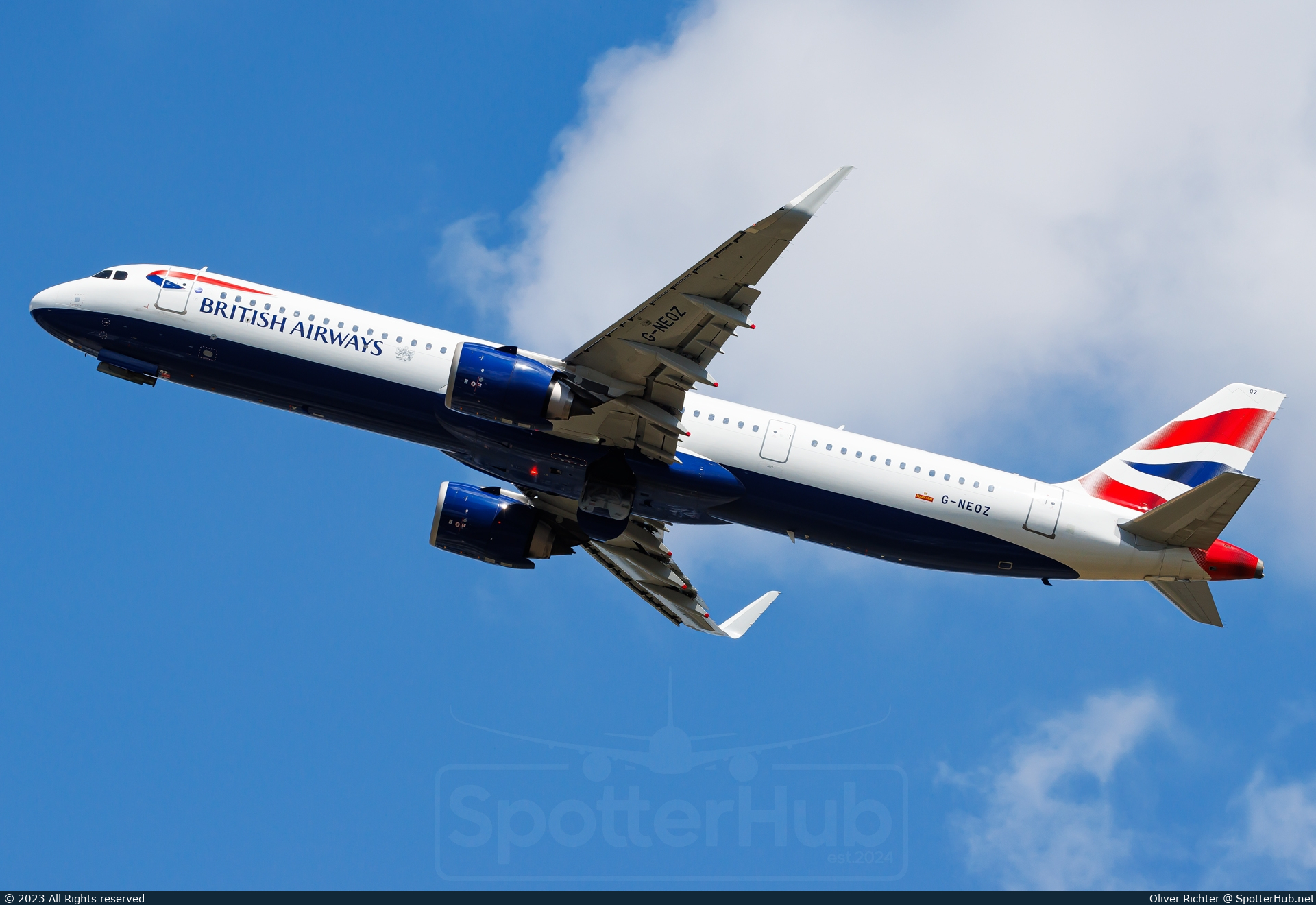 Photo of G-NEOZ - Airbus A321-251NX operated by British Airways