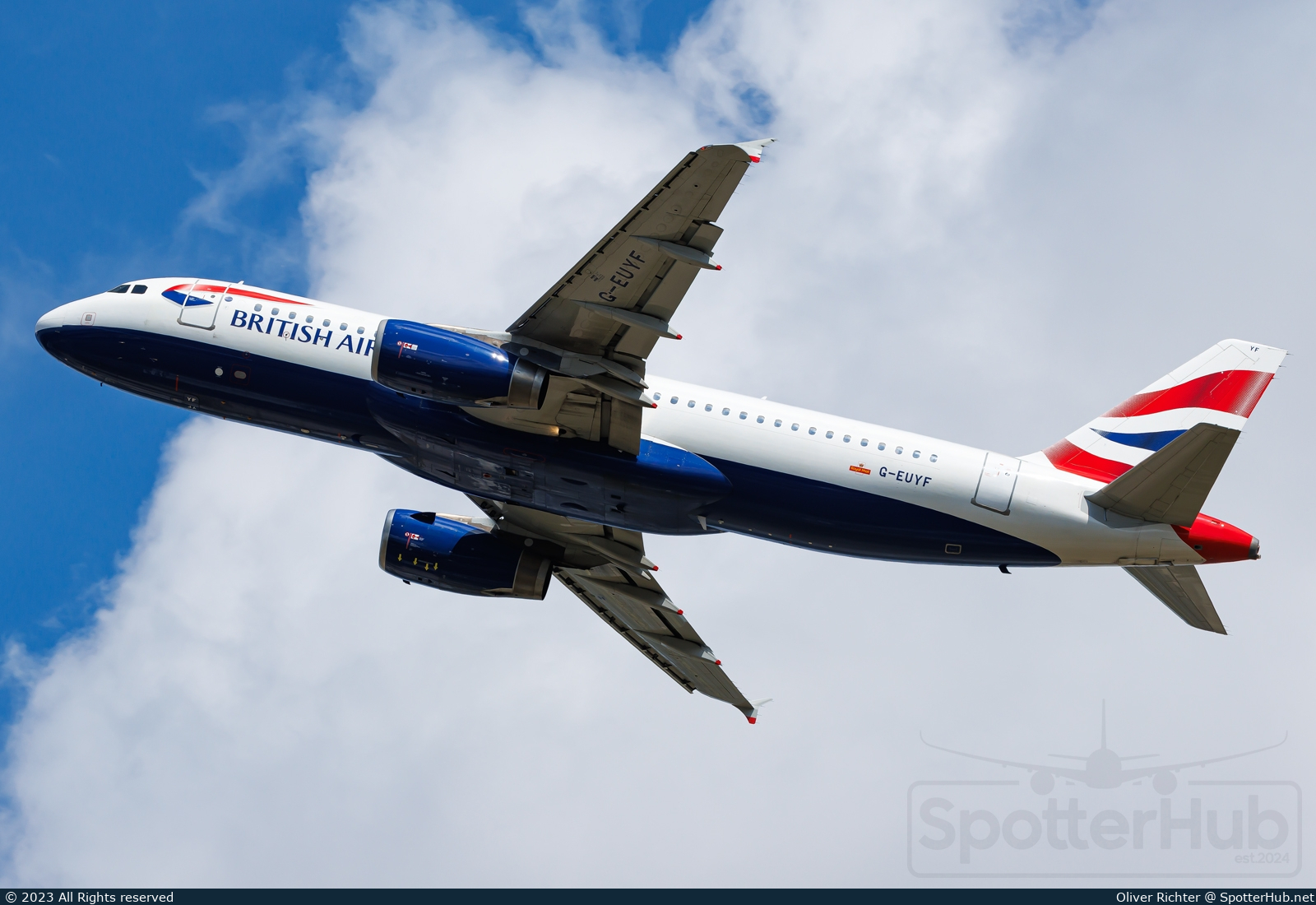 Photo of G-EUYF - Airbus A320-232 operated by British Airways