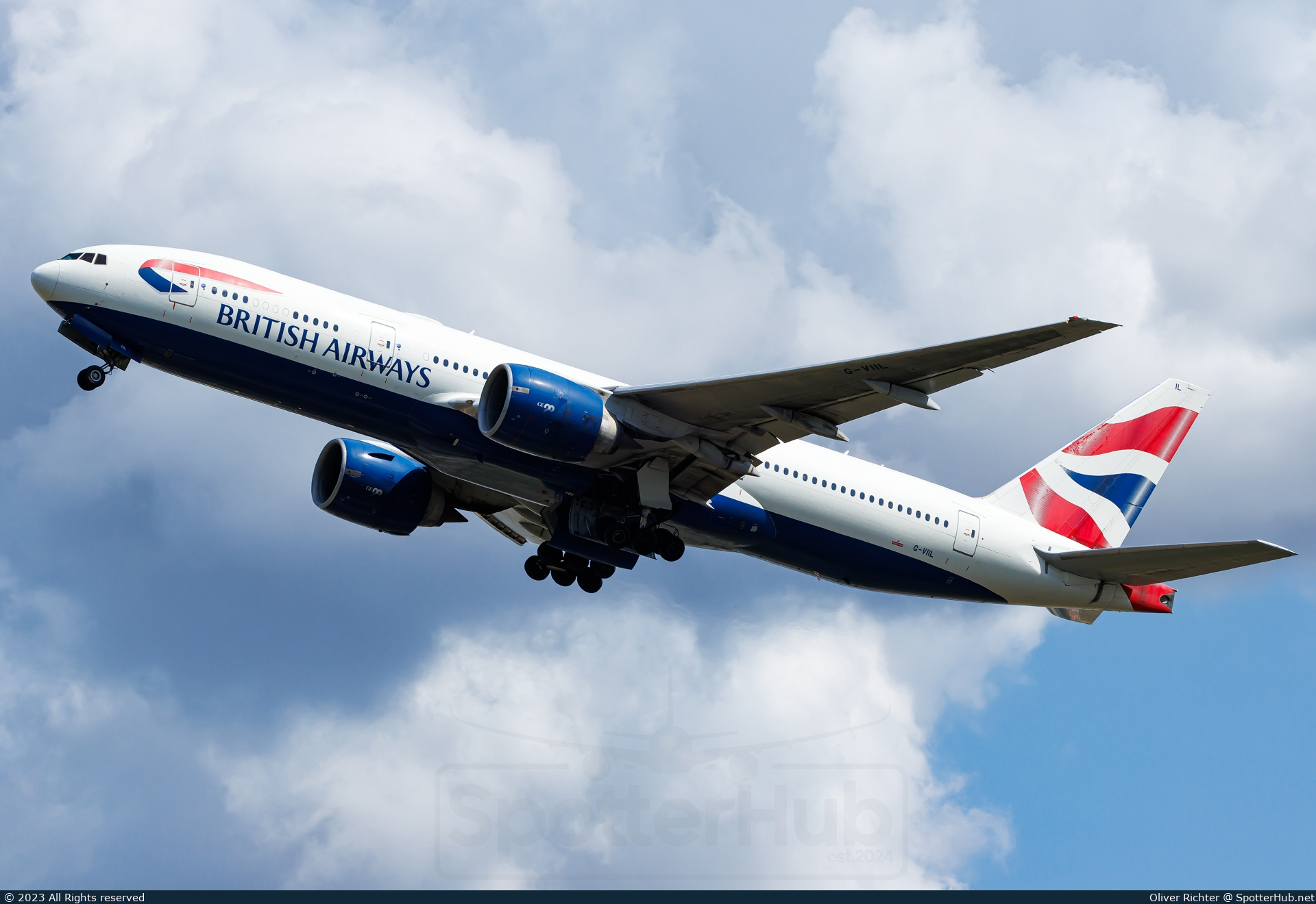 Photo of G-VIIL - Boeing 777-236(ER) operated by British Airways