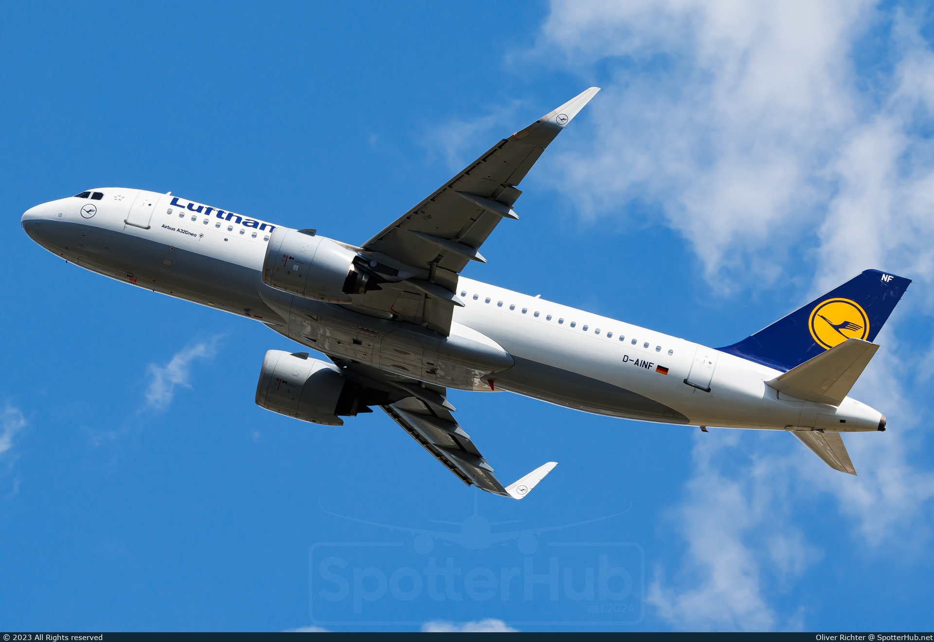 Photo of D-AINF - Airbus A320-271N operated by Lufthansa