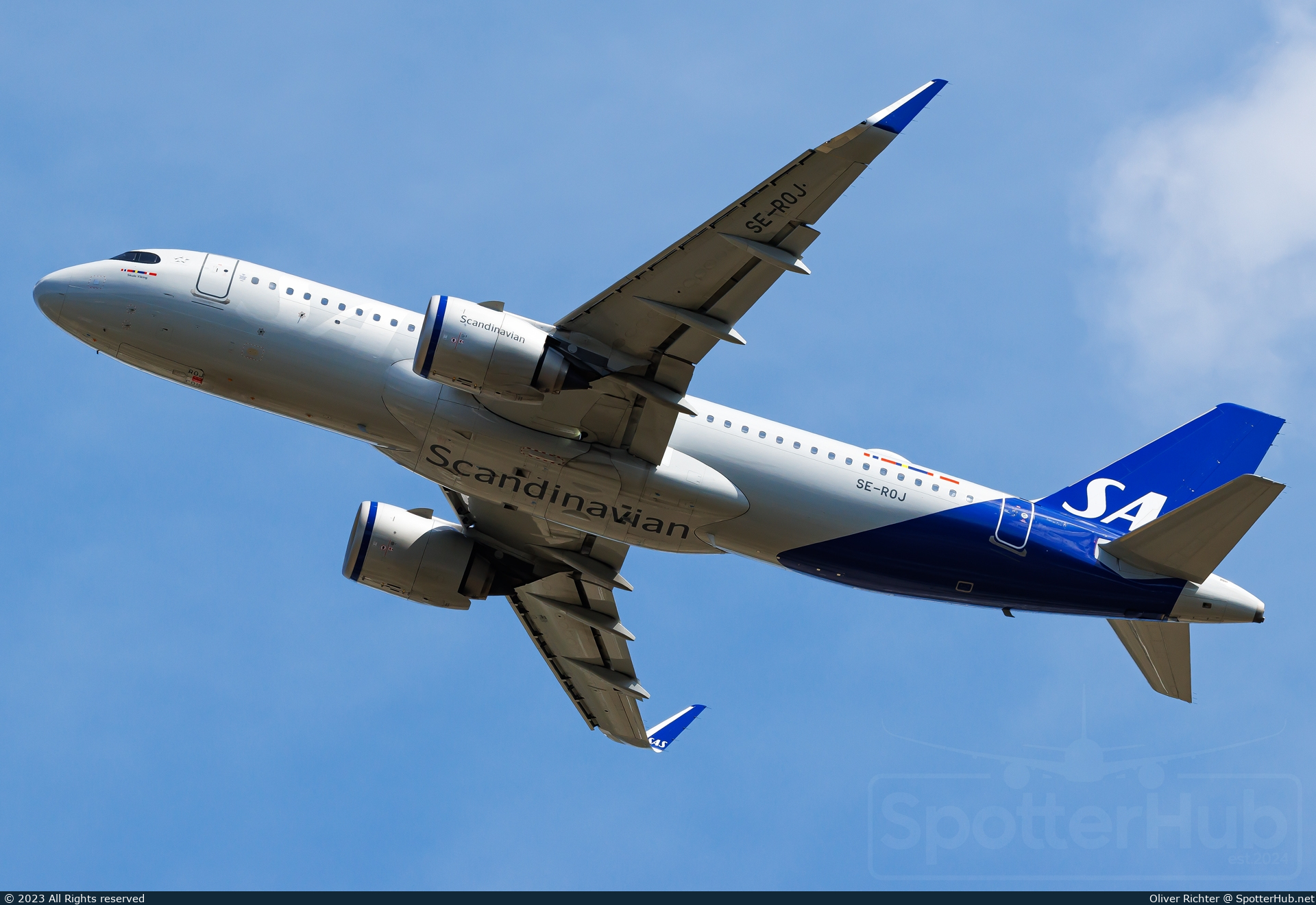 Photo of SE-ROJ - Airbus A320-251N operated by SAS Scandinavian Airlines