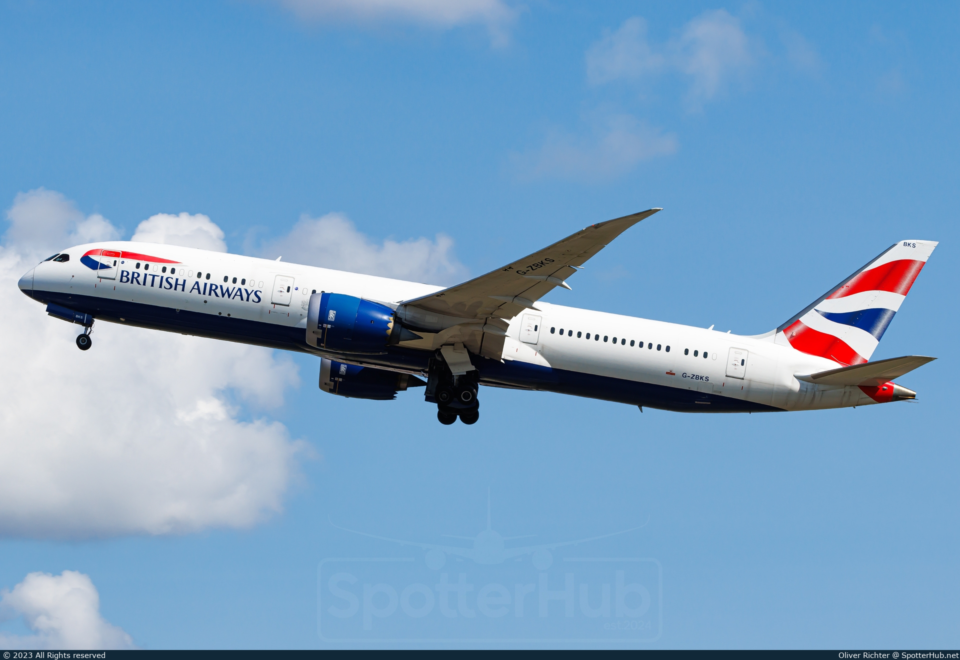 Photo of G-ZBKS - Boeing 787-9 Dreamliner operated by British Airways