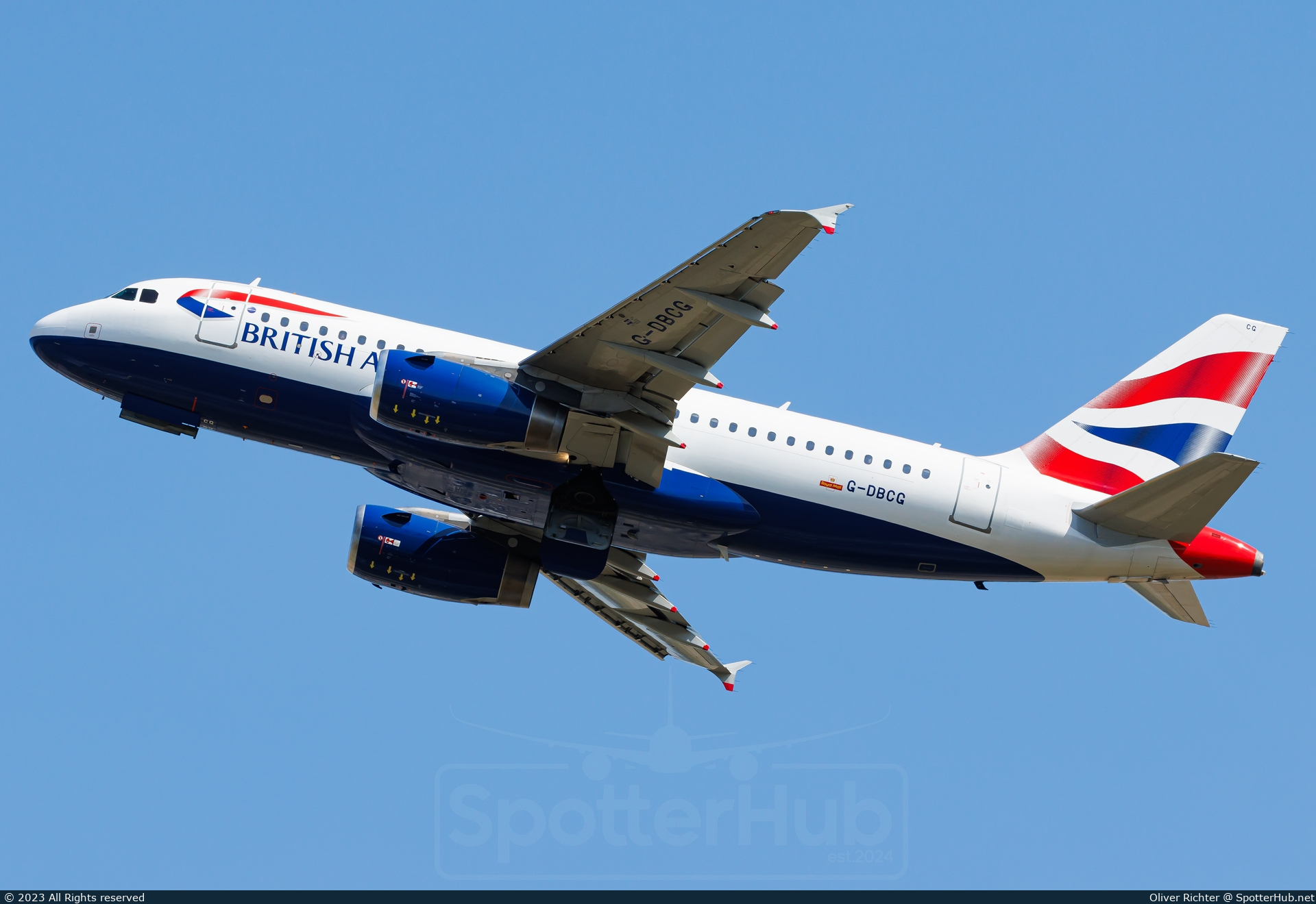 Photo of G-DBCG - Airbus A319-131 operated by British Airways
