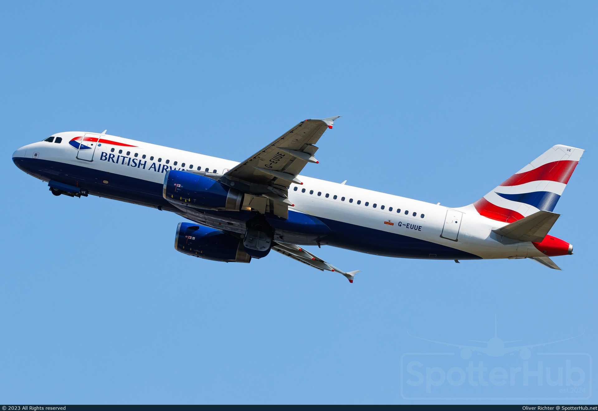 Photo of G-EUUE - Airbus A320-232 operated by British Airways
