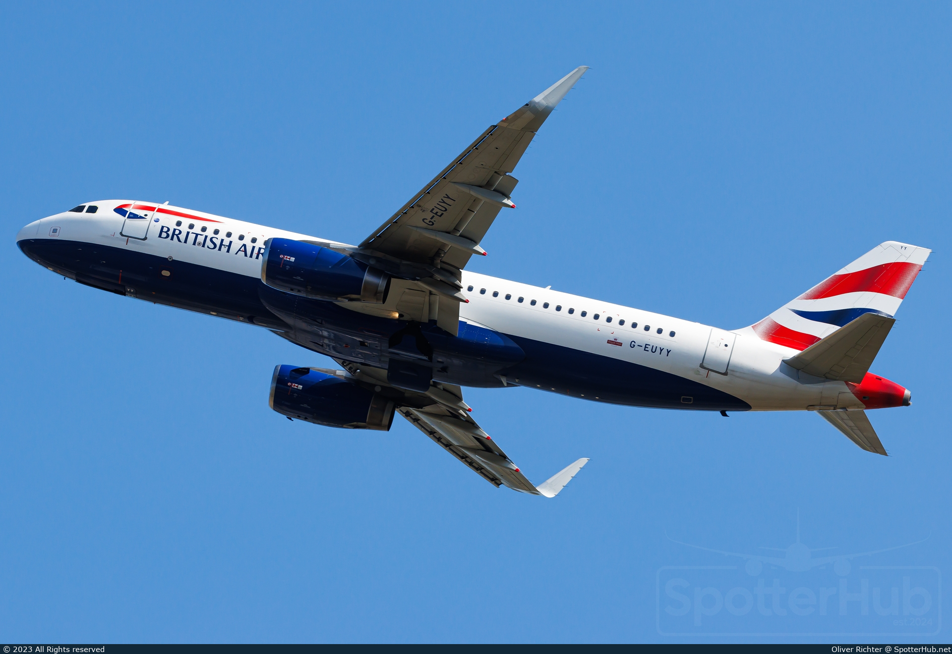 Photo of G-EUYY - Airbus A320-232 operated by British Airways